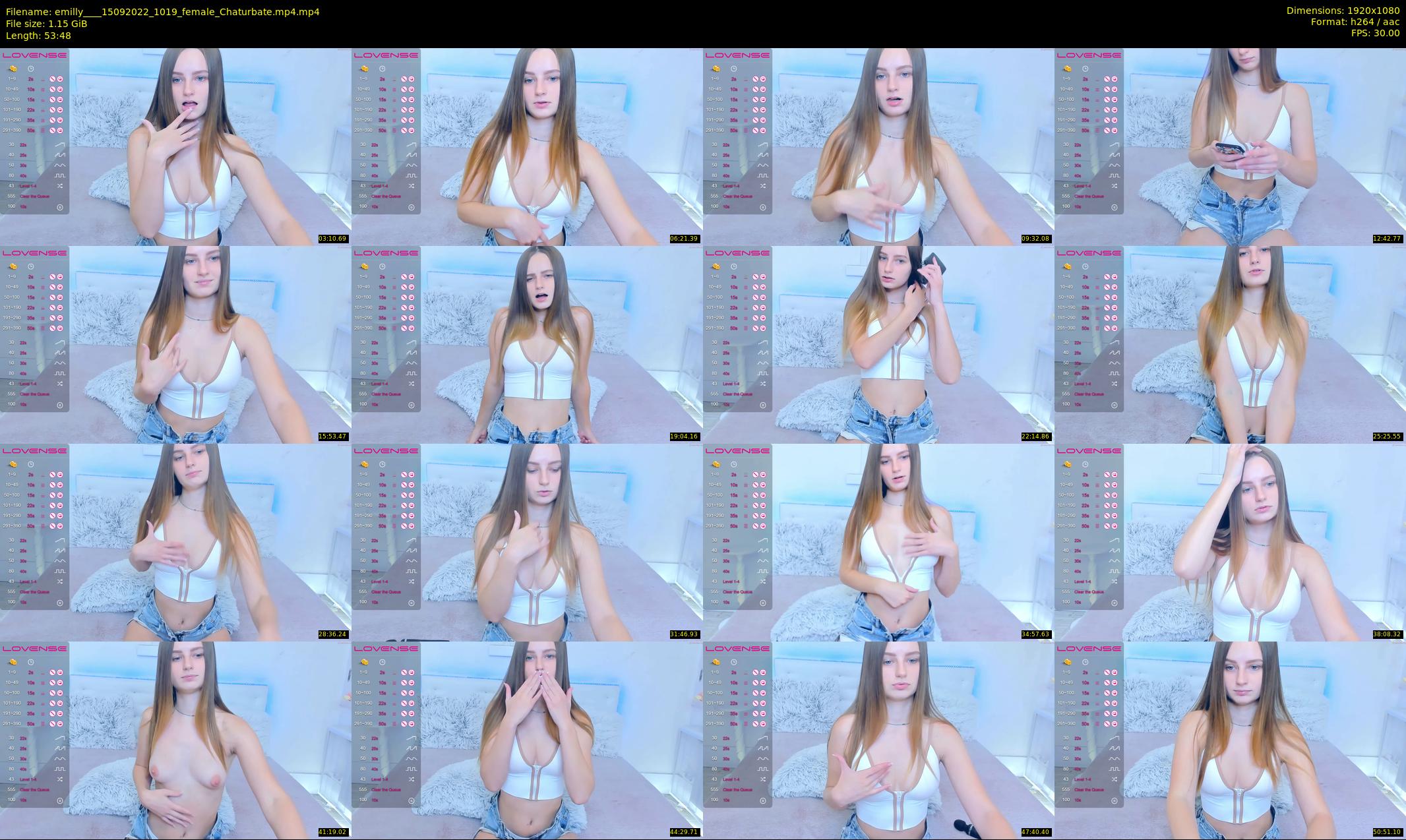 emilly___ — 54 minute Chaturbate female cam show recording, 1080p, Sep 15, 2022