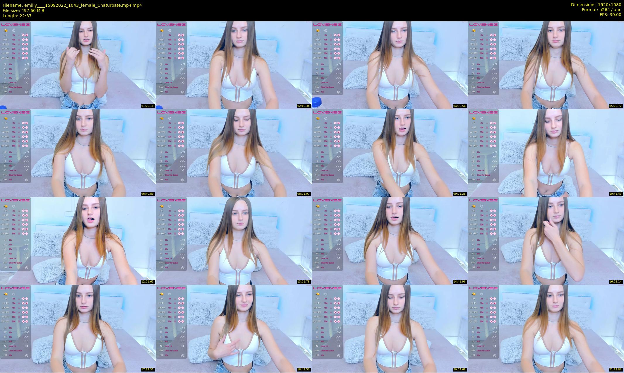 emilly___ — 23 minute Chaturbate female cam show recording, 1080p, Sep 15, 2022
