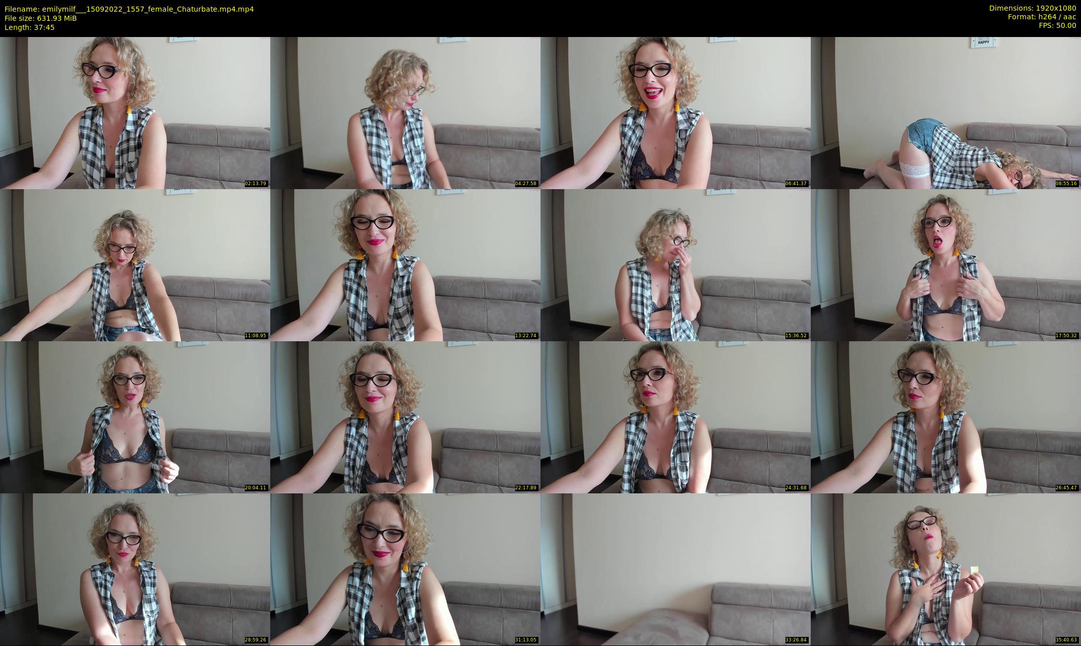 emilymilf__ — 38 minute Chaturbate female cam show recording, 1080p, Sep 15, 2022