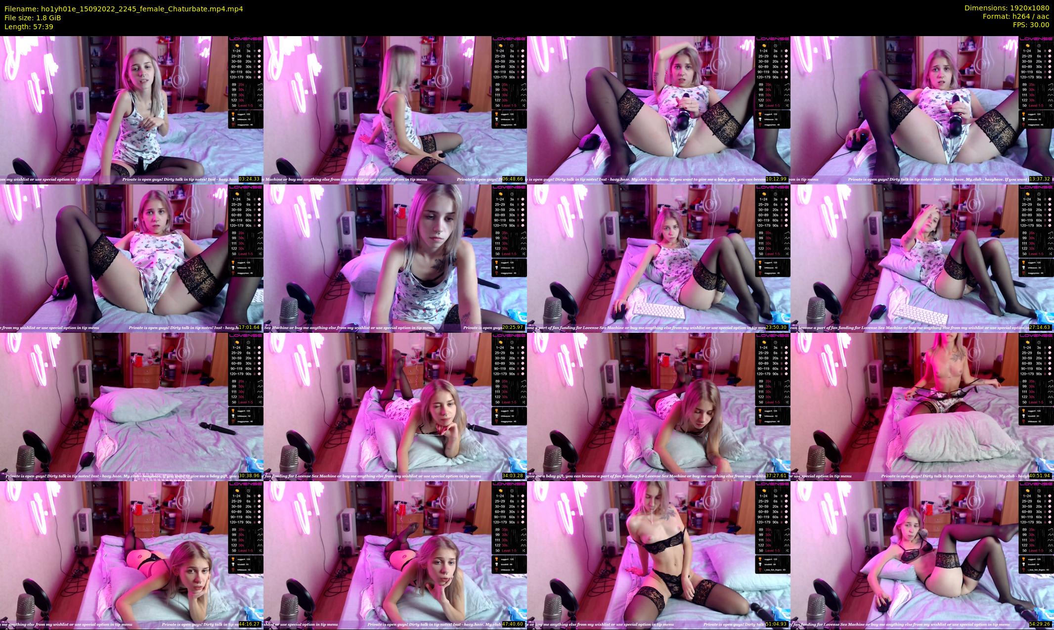 ho1yh01e — 58 minute Chaturbate couple cam show recording, 1080p, Sep 15, 2022