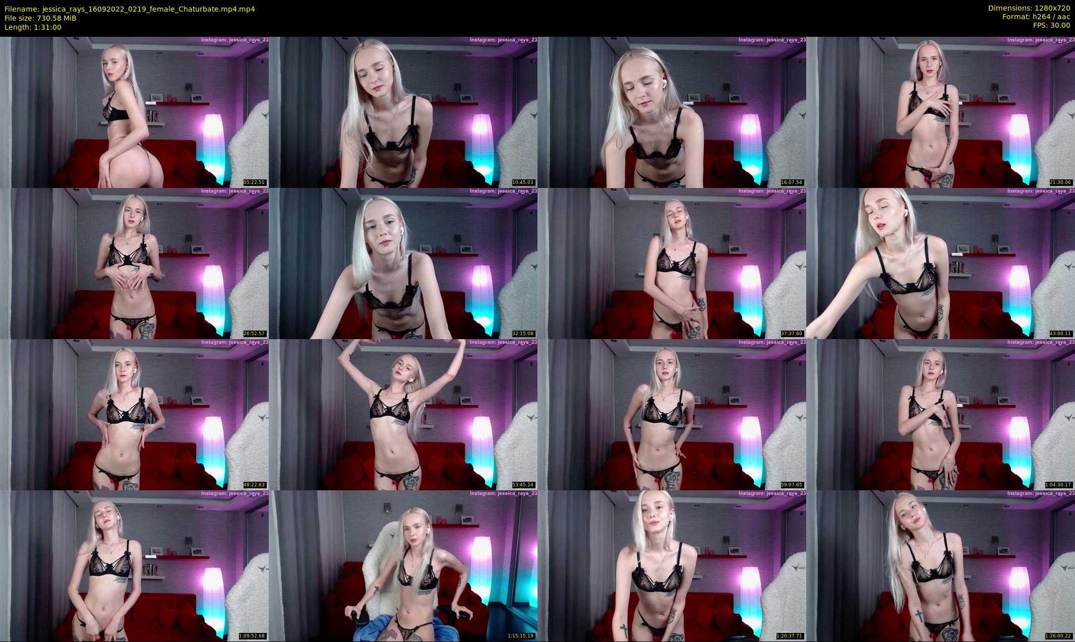 jessica_rays — 91 minute Chaturbate couple cam show recording, 720p, Sep 16, 2022