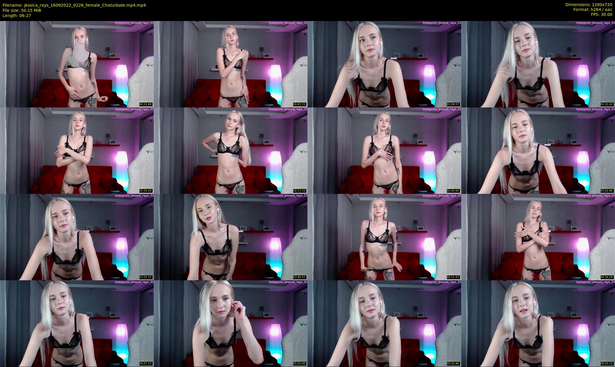 jessica_rays — 7 minute Chaturbate couple cam show recording, 720p, Sep 16, 2022