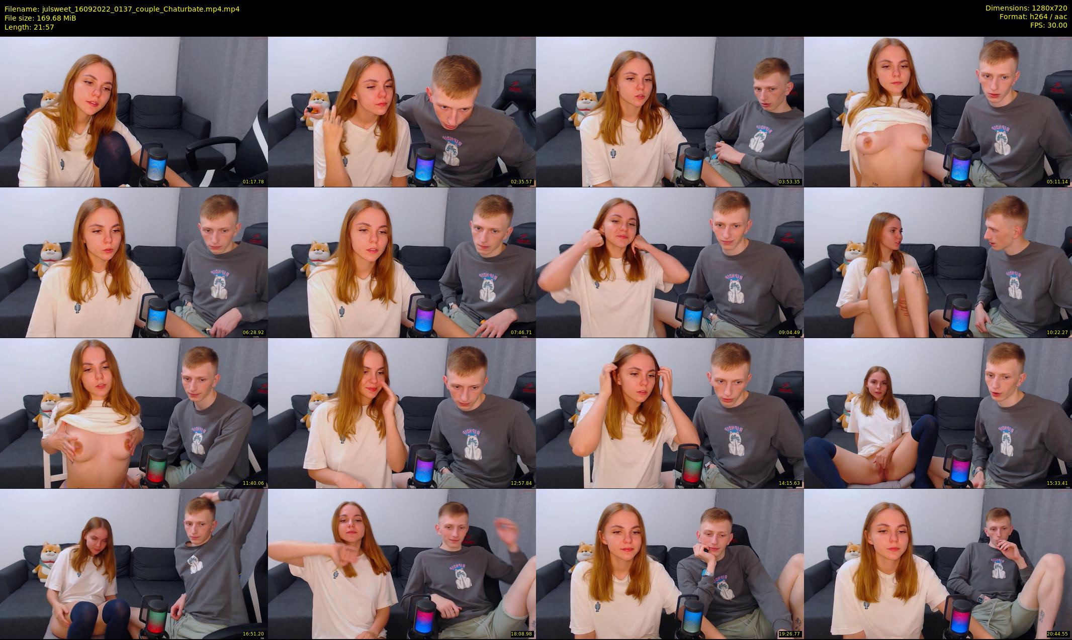julsweet — 22 minute Chaturbate male cam show recording, 720p, Sep 16, 2022