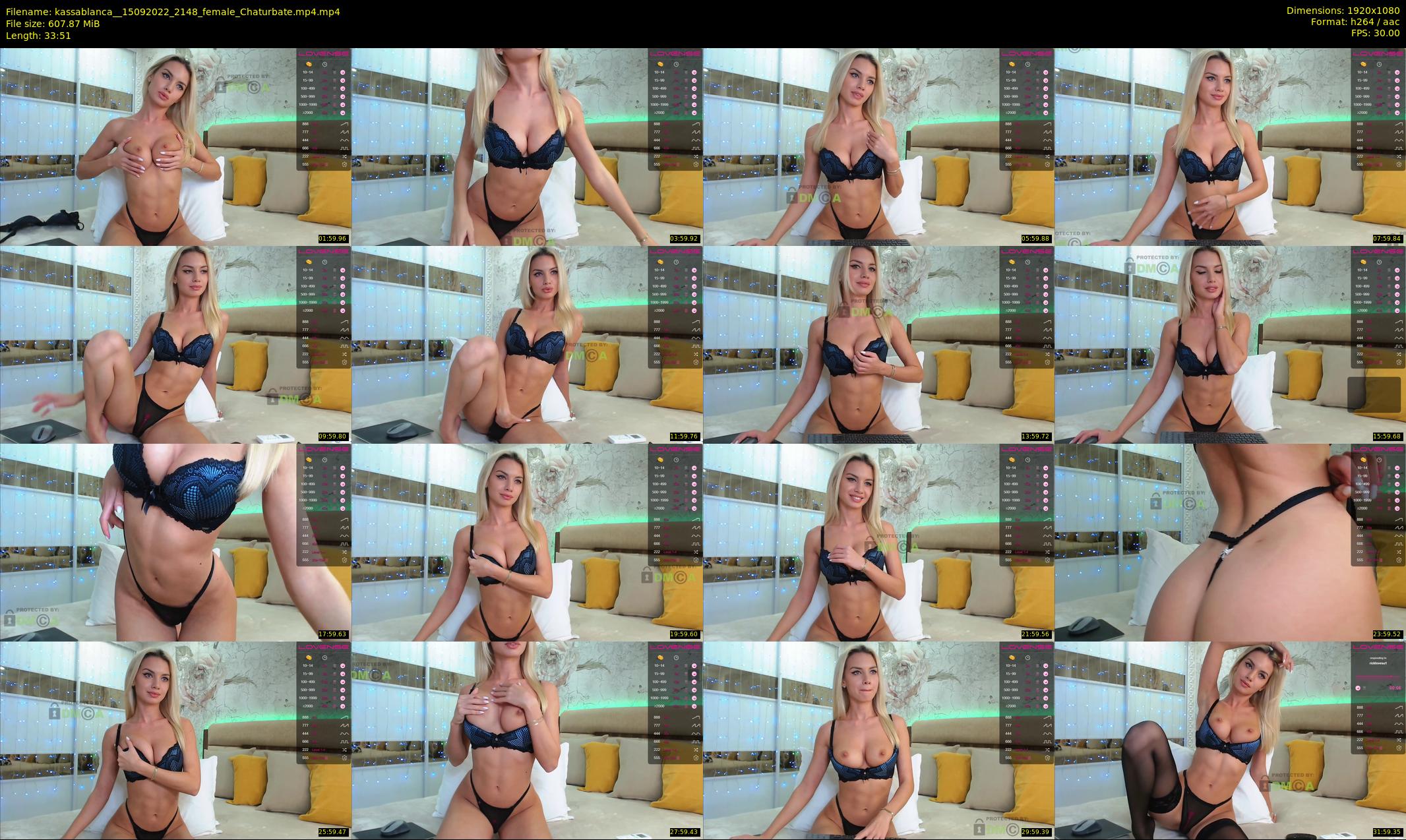 kassablanca_ — 34 minute Chaturbate female cam show recording, 1080p, Sep 15, 2022