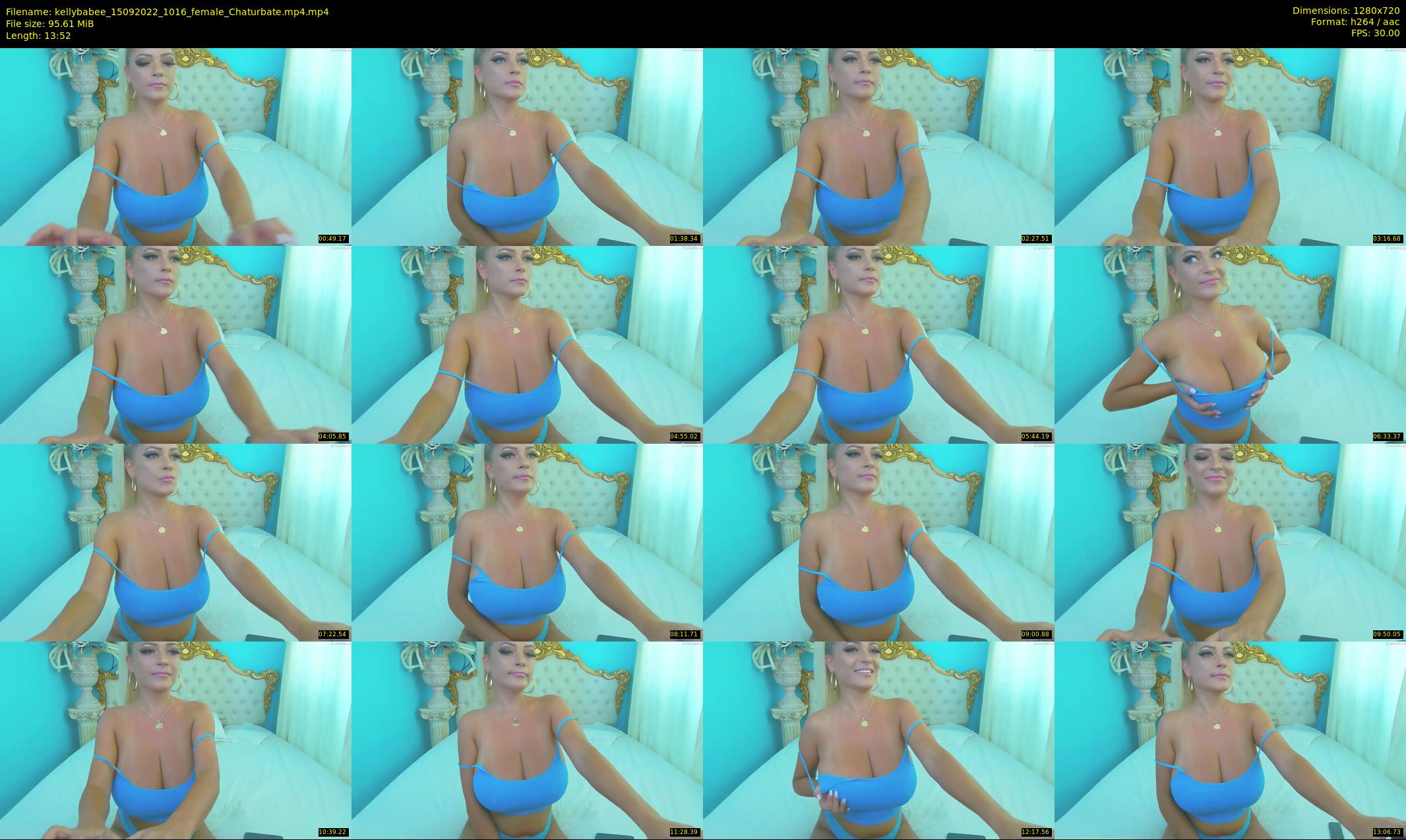 kellybabee — 14 minute Chaturbate female cam show recording, 720p, Sep 15, 2022