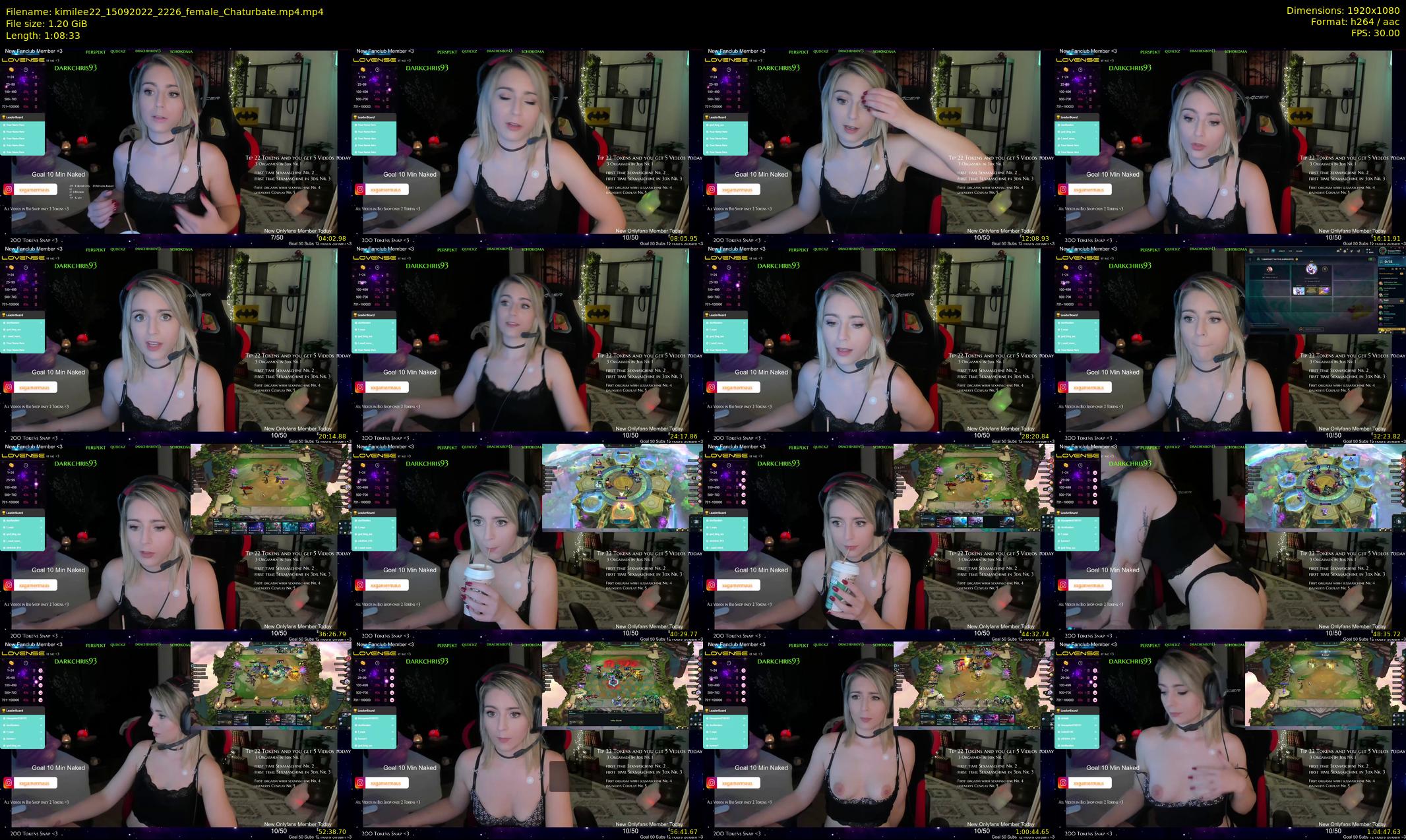 kimilee22 — 69 minute Chaturbate female cam show recording, 1080p, Sep 15, 2022