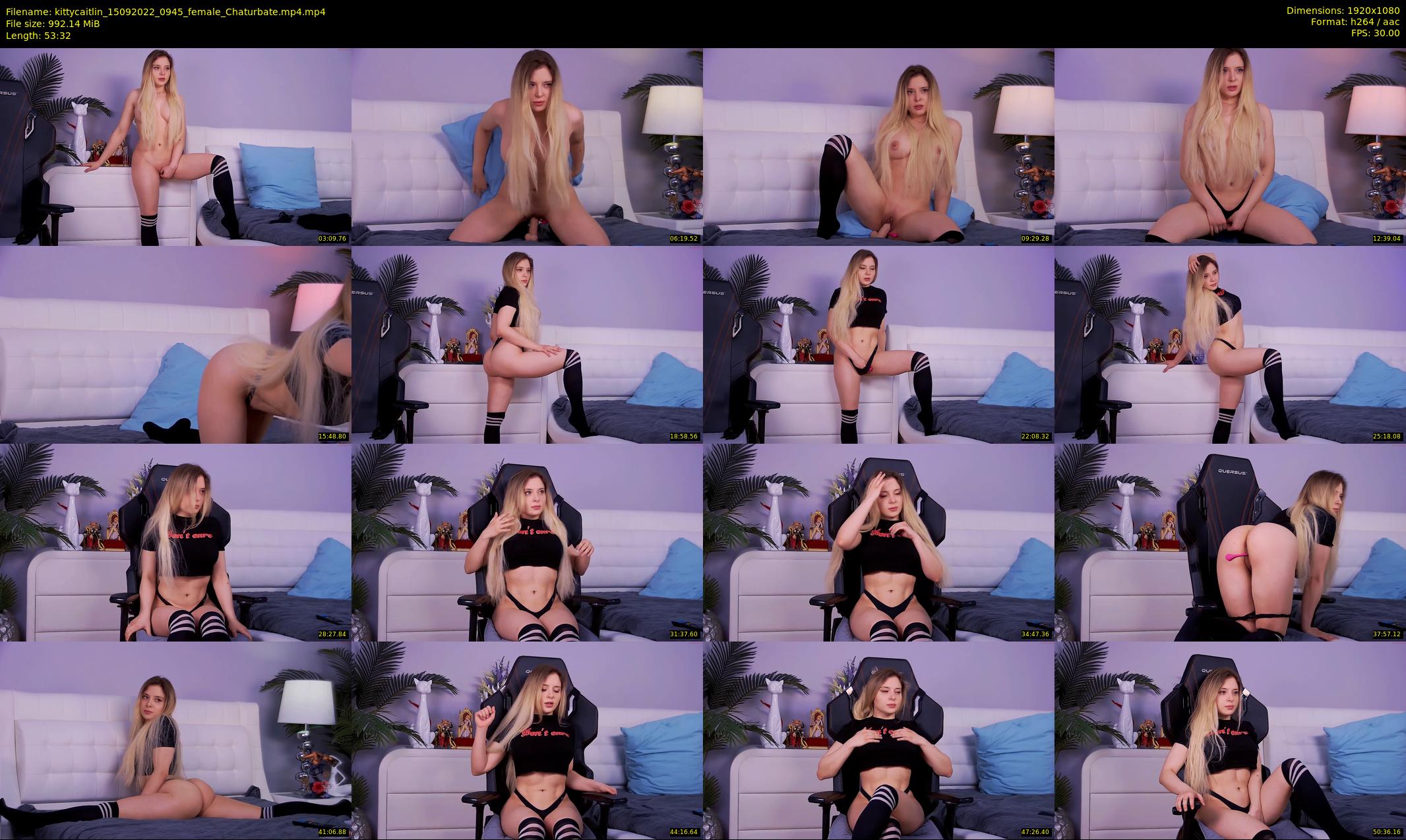 kittycaitlin — 54 minute Chaturbate female cam show recording, 1080p, Sep 15, 2022
