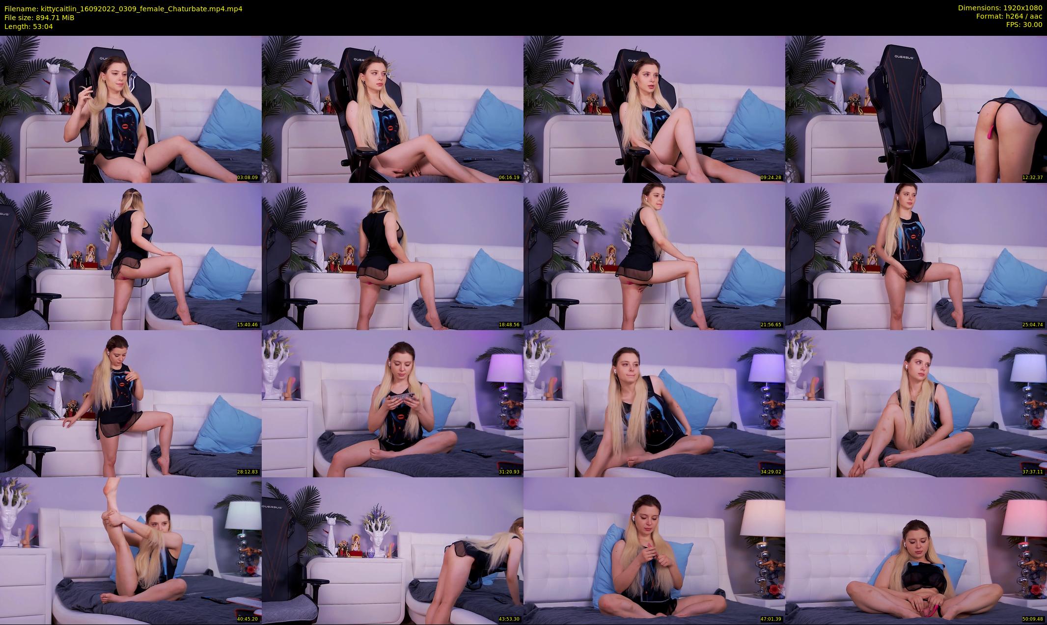 kittycaitlin — 54 minute Chaturbate female cam show recording, 1080p, Sep 16, 2022
