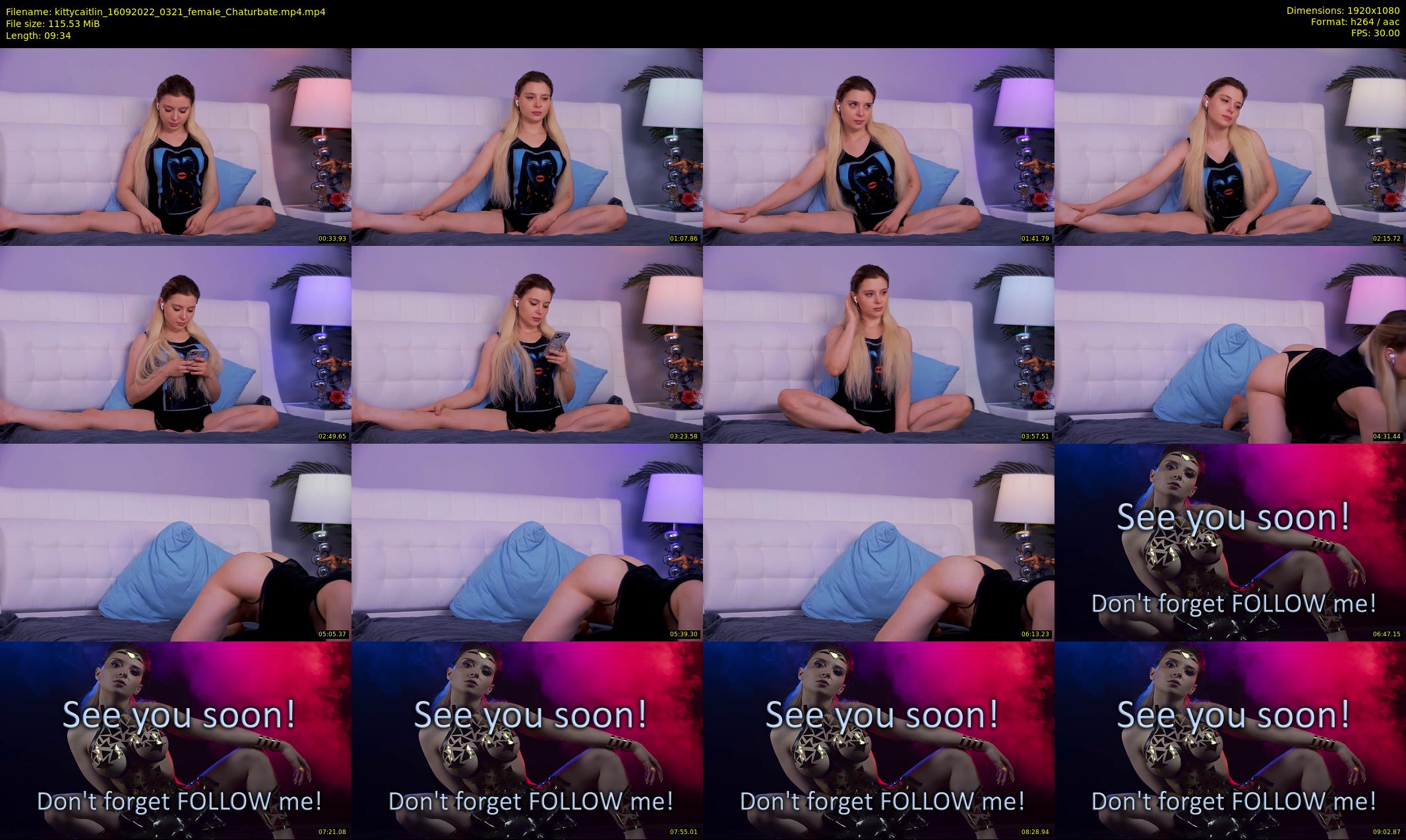 kittycaitlin — 10 minute Chaturbate female cam show recording, 1080p, Sep 16, 2022