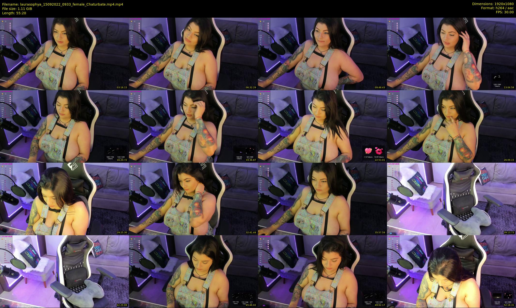 laurasophya — 56 minute Chaturbate female cam show recording, 1080p, Sep 15, 2022