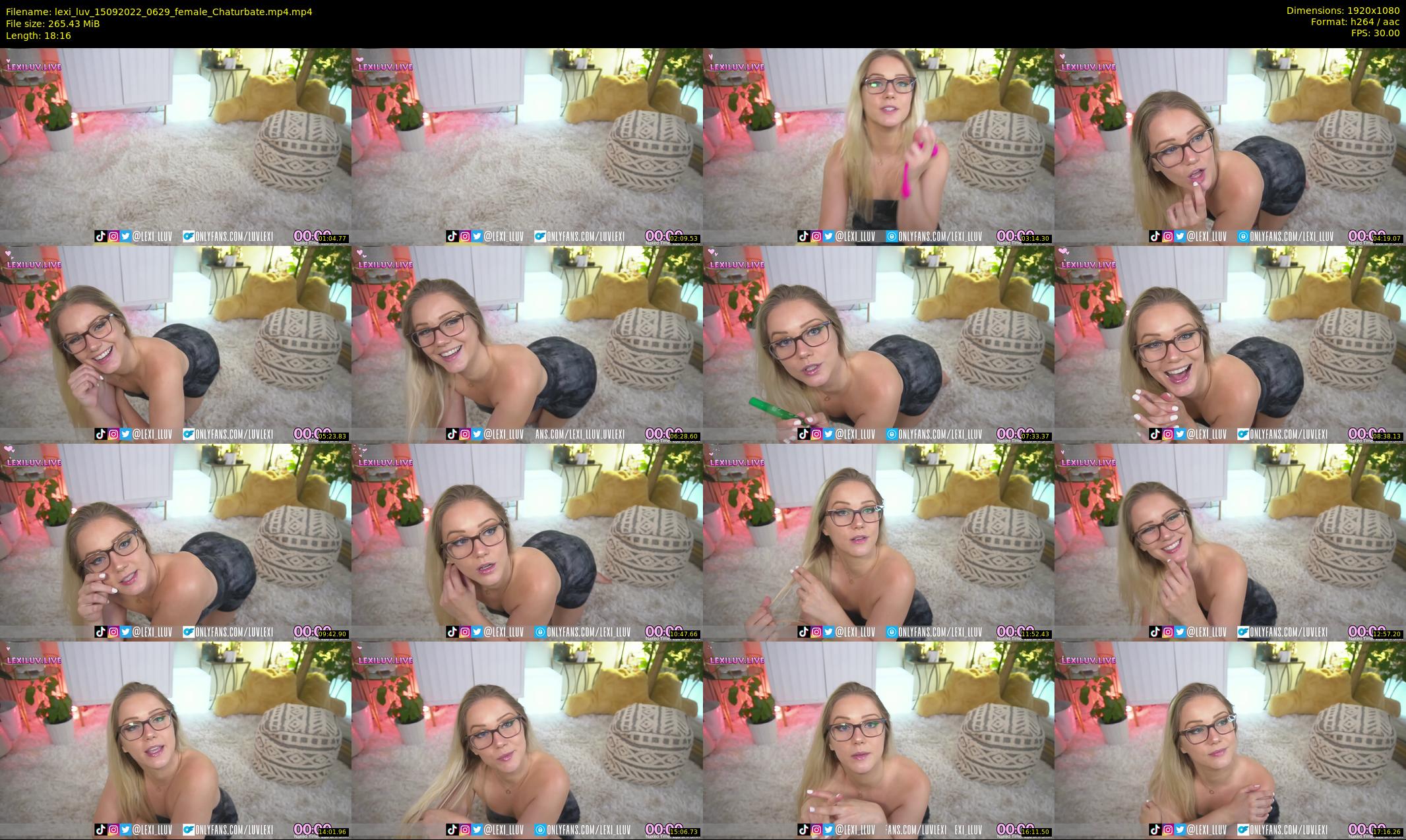 lexi_luv — 19 minute Chaturbate female cam show recording, 1080p, Sep 15, 2022