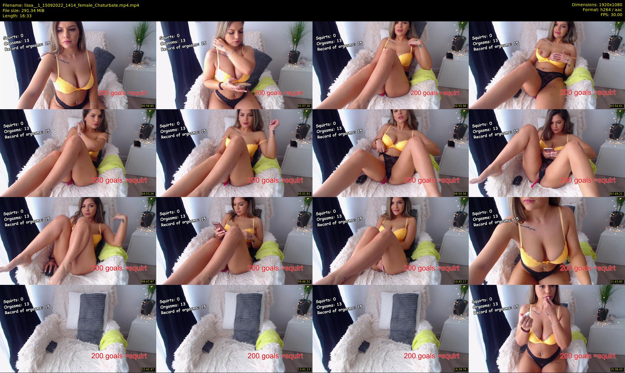 lissa__1 — 17 minute Chaturbate female cam show recording, 1080p, Sep 15, 2022
