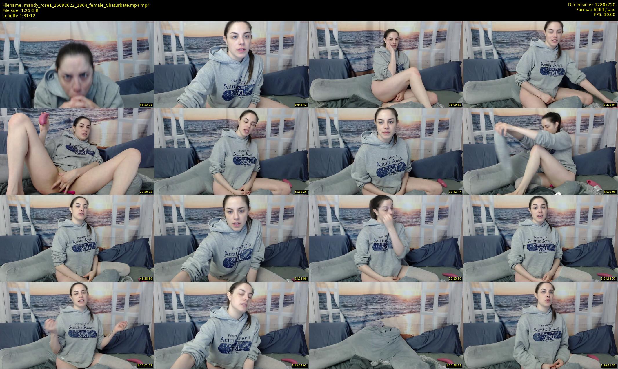 mandy_rose1 — 92 minute Chaturbate female cam show recording, 720p, Sep 15, 2022