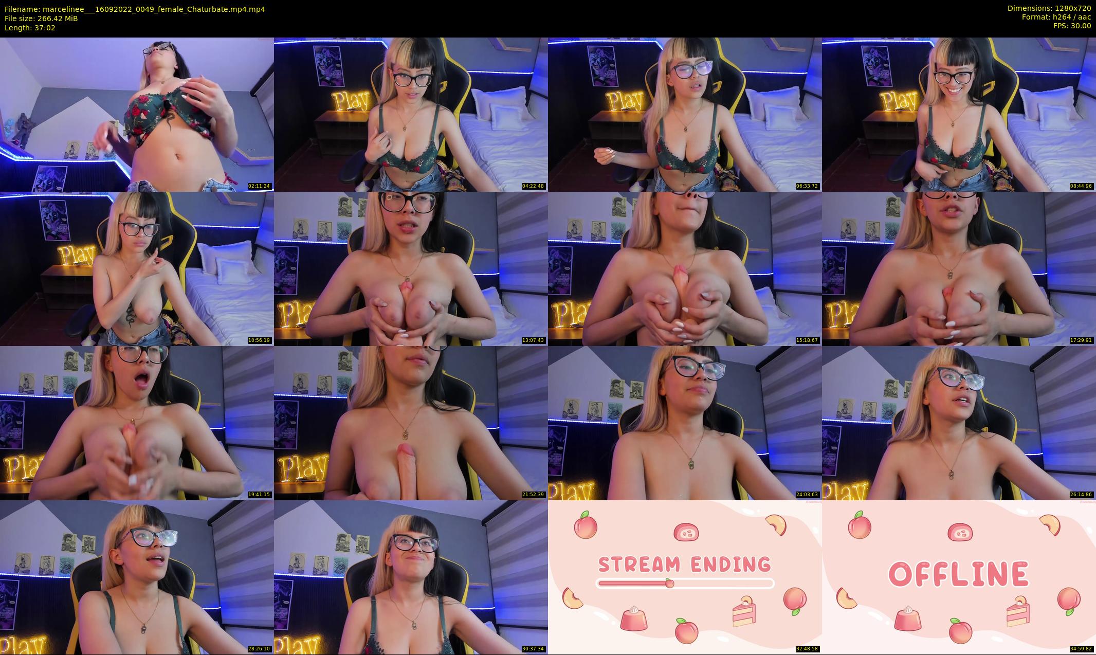 marcelinee__ — 38 minute Chaturbate female cam show recording, 720p, Sep 16, 2022