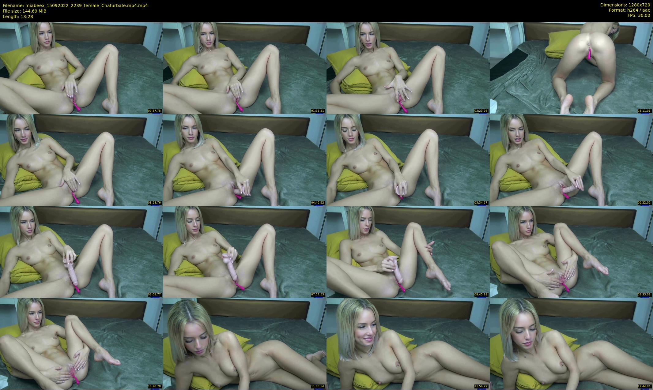 miabeex — 14 minute Chaturbate female cam show recording, 720p, Sep 15, 2022