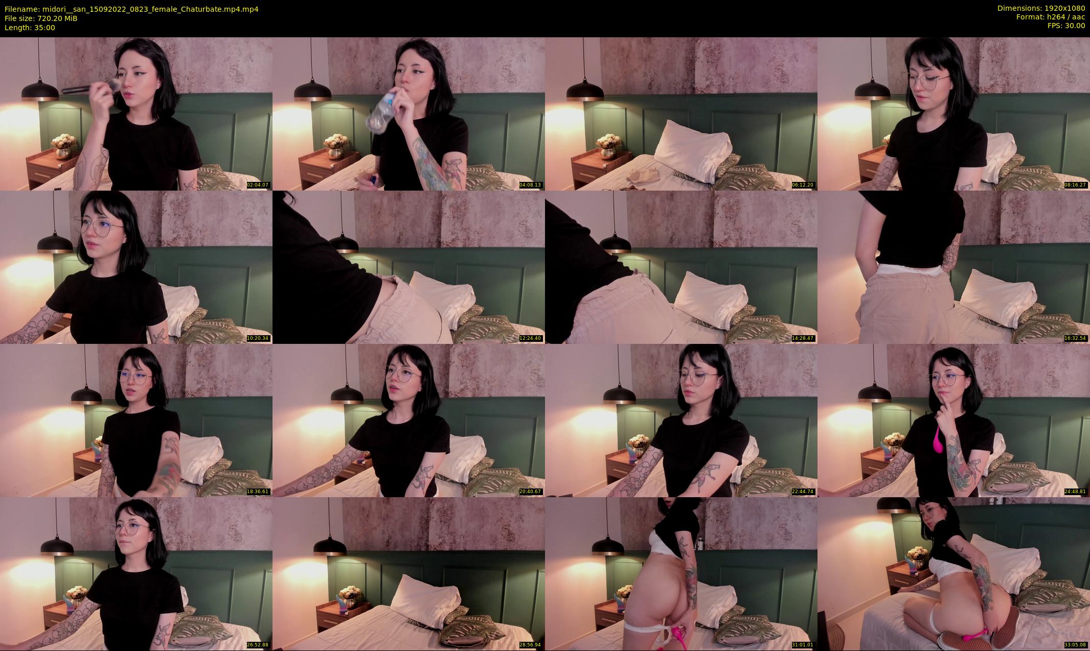 midori__san — 35 minute Chaturbate female cam show recording, 1080p, Sep 15, 2022