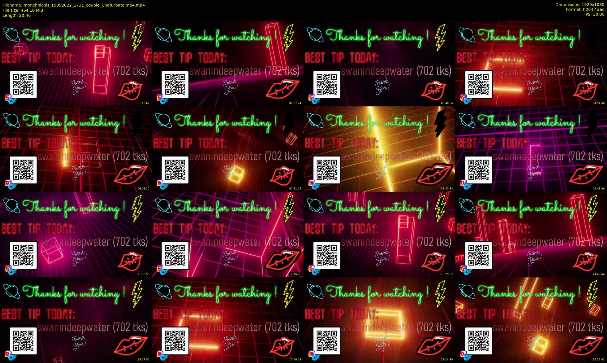 monchhichis — 21 minute Chaturbate couple cam show recording, 1080p, Sep 15, 2022