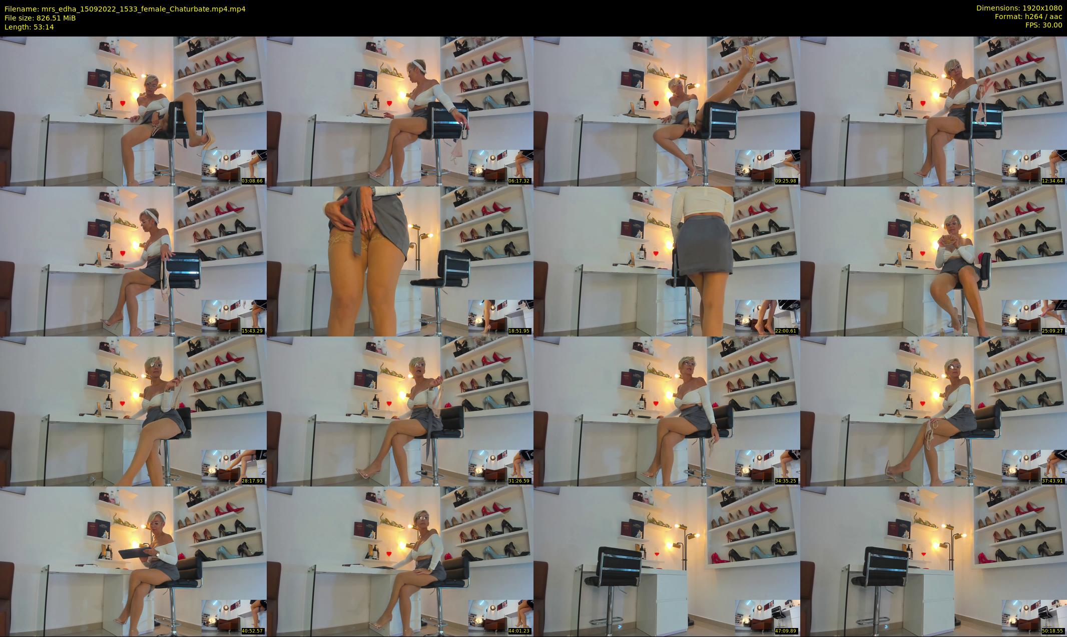 mrs_edha — 54 minute Chaturbate female cam show recording, 1080p, Sep 15, 2022