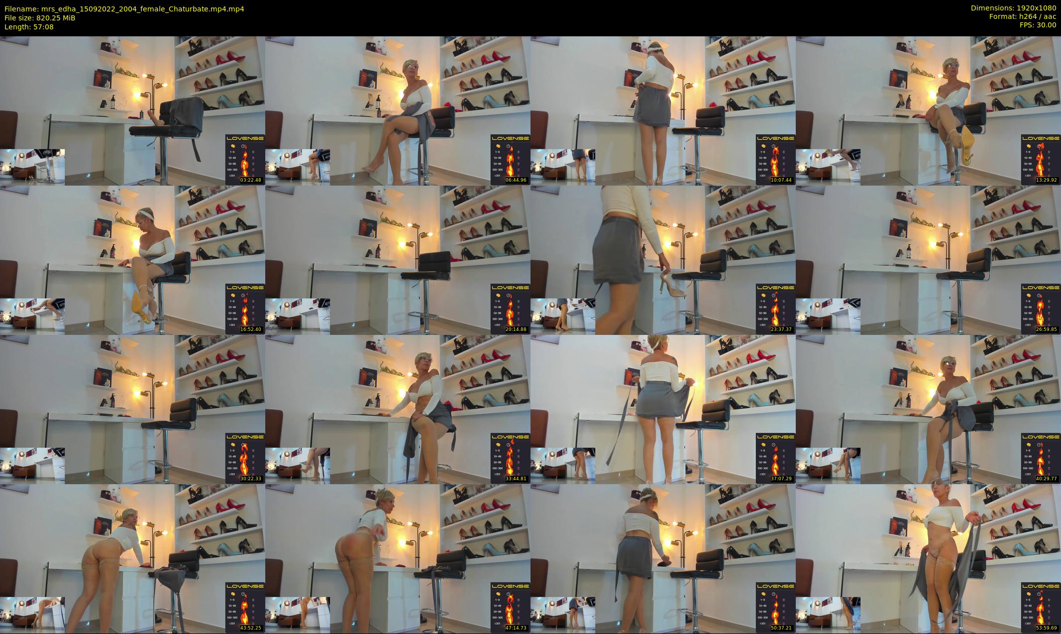 mrs_edha — 58 minute Chaturbate female cam show recording, 1080p, Sep 15, 2022