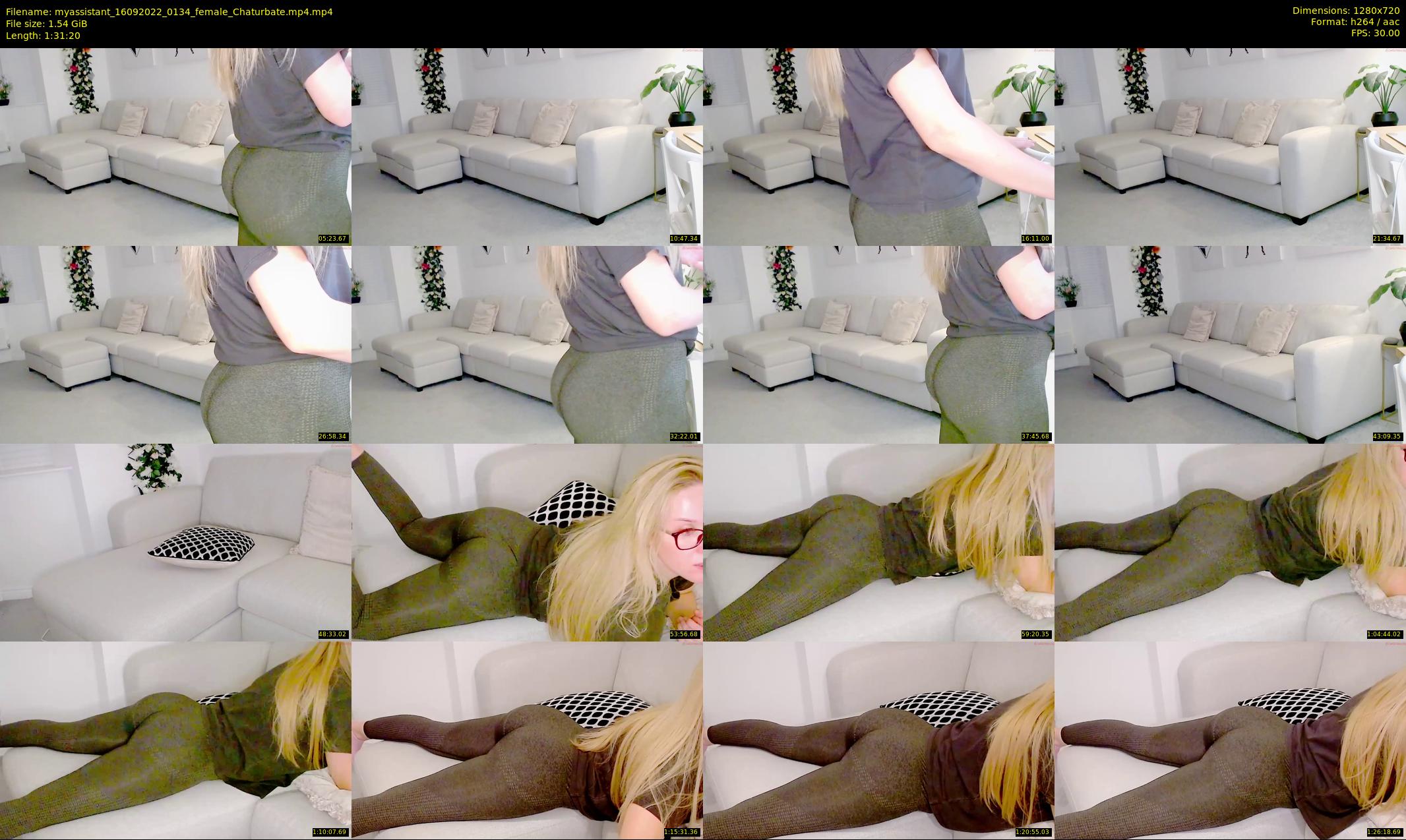 myassistant — 92 minute Chaturbate female cam show recording, 720p, Sep 16, 2022