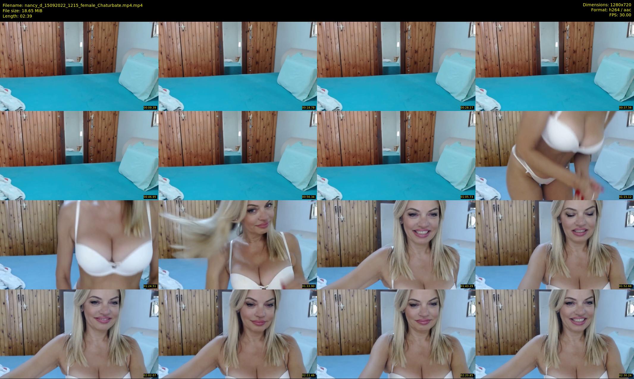 nancy_d — 3 minute Chaturbate female cam show recording, 720p, Sep 15, 2022