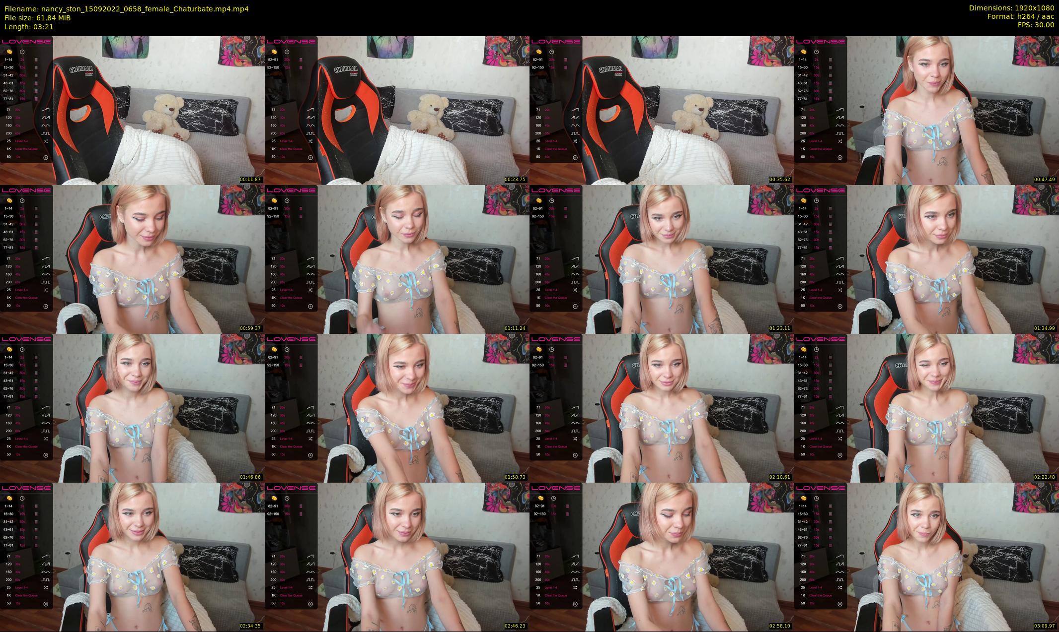 nancy_ston — 4 minute Chaturbate female cam show recording, 1080p, Sep 15, 2022