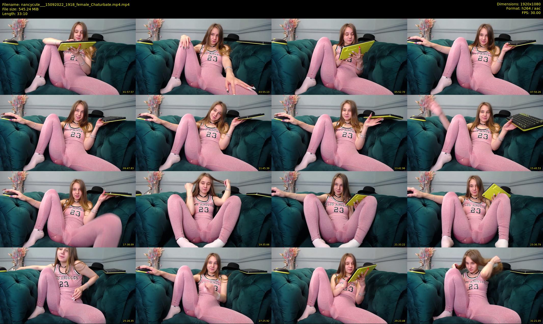 nancycute__ — 34 minute Chaturbate female cam show recording, 1080p, Sep 15, 2022