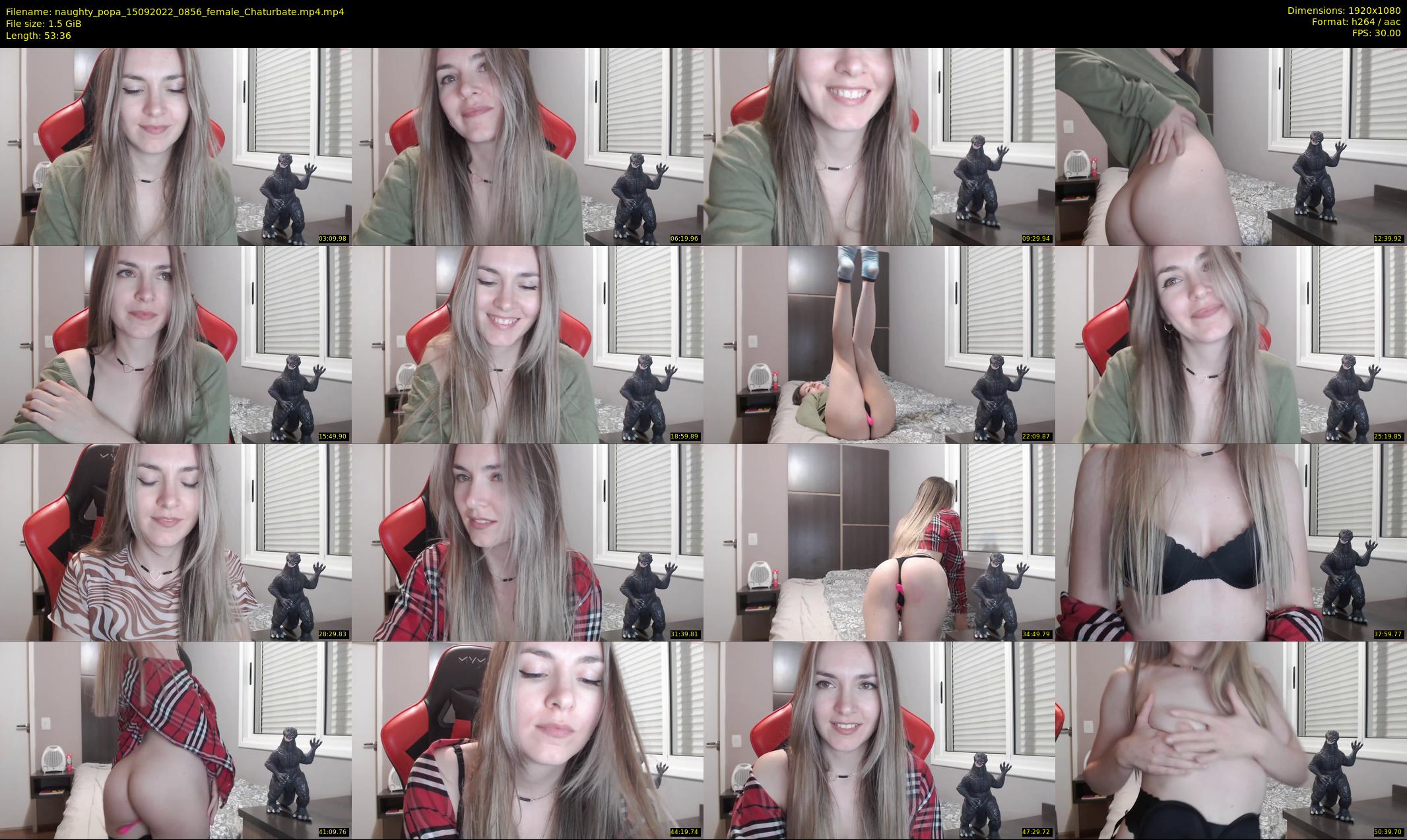 naughty_popa — 54 minute Chaturbate female cam show recording, 1080p, Sep 15, 2022