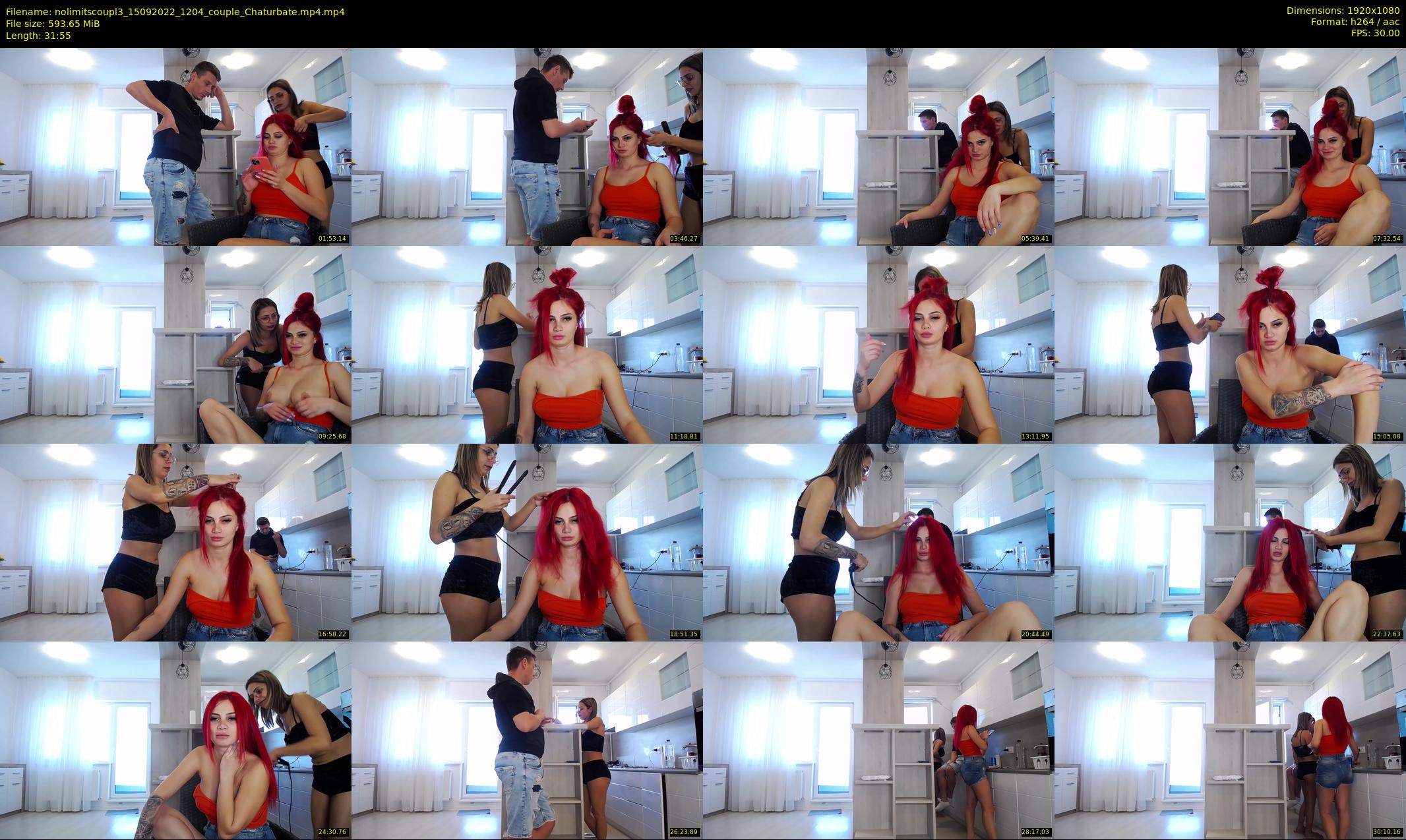 nolimitscoupl3 — 32 minute Chaturbate couple cam show recording, 1080p, Sep 15, 2022