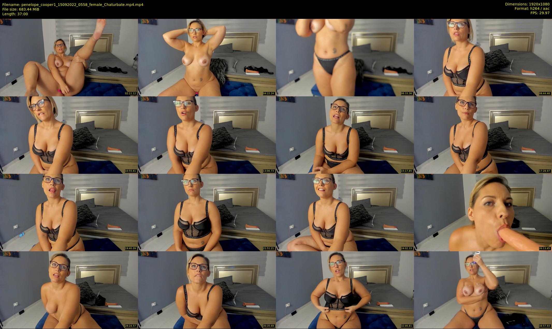 penelope_cooper1 — 37 minute Chaturbate female cam show recording, 1080p, Sep 15, 2022