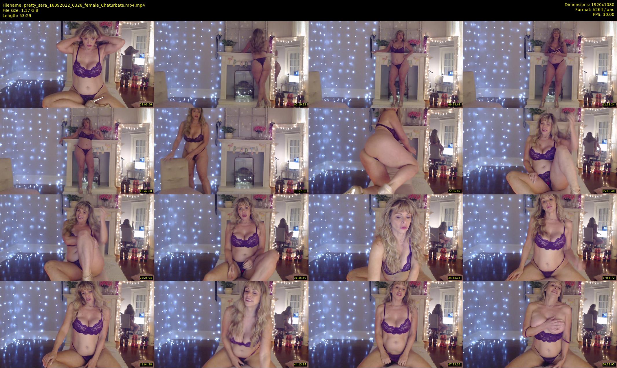 pretty_sara — 54 minute Chaturbate female cam show recording, 1080p, Sep 16, 2022