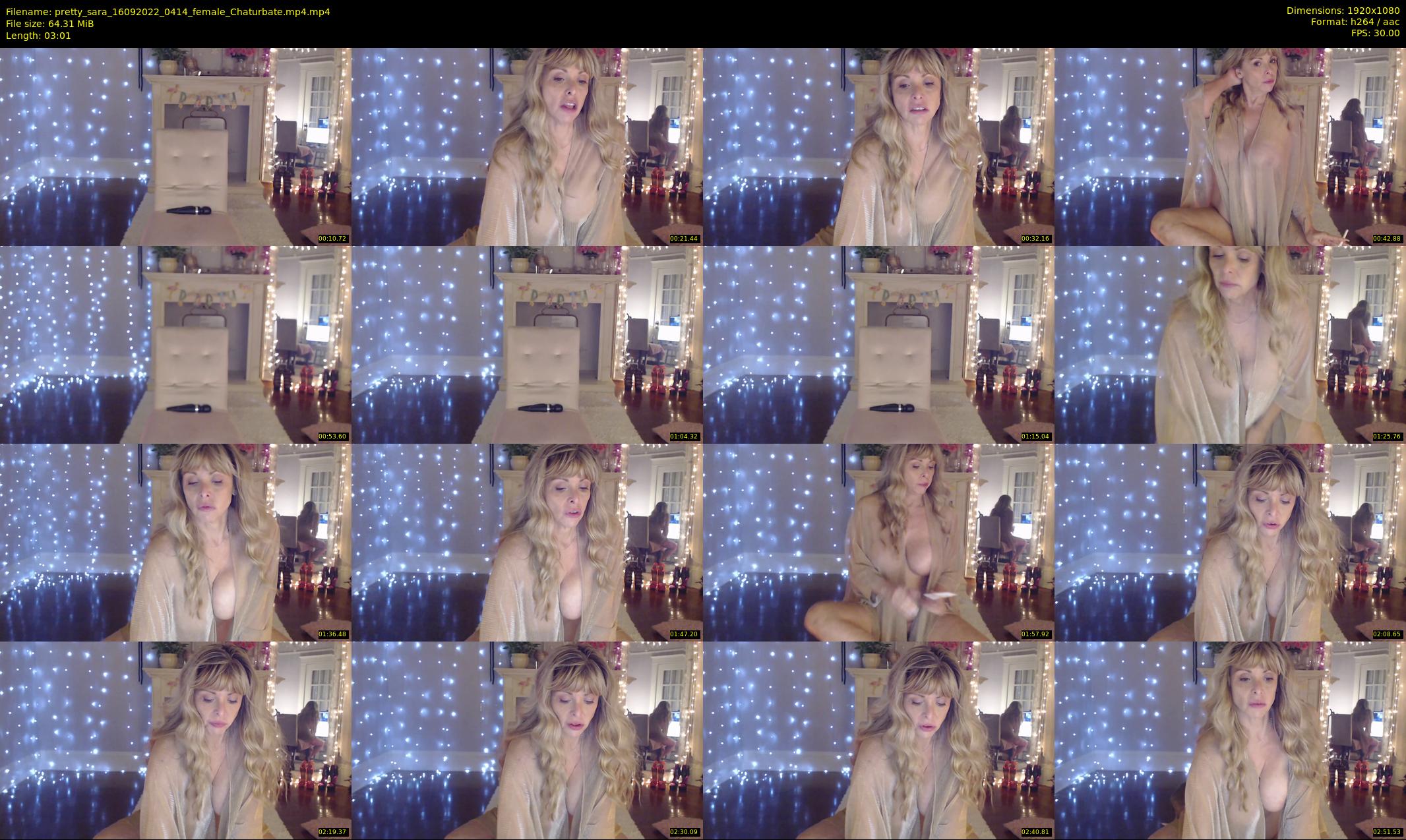 pretty_sara — 4 minute Chaturbate female cam show recording, 1080p, Sep 16, 2022