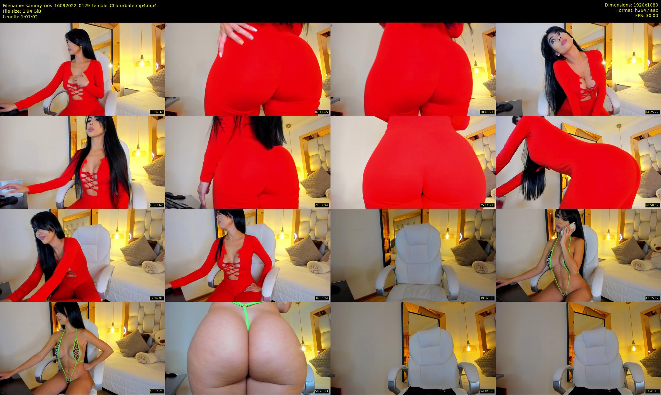 sammy_rios — 62 minute Chaturbate female cam show recording, 1080p, Sep 16, 2022