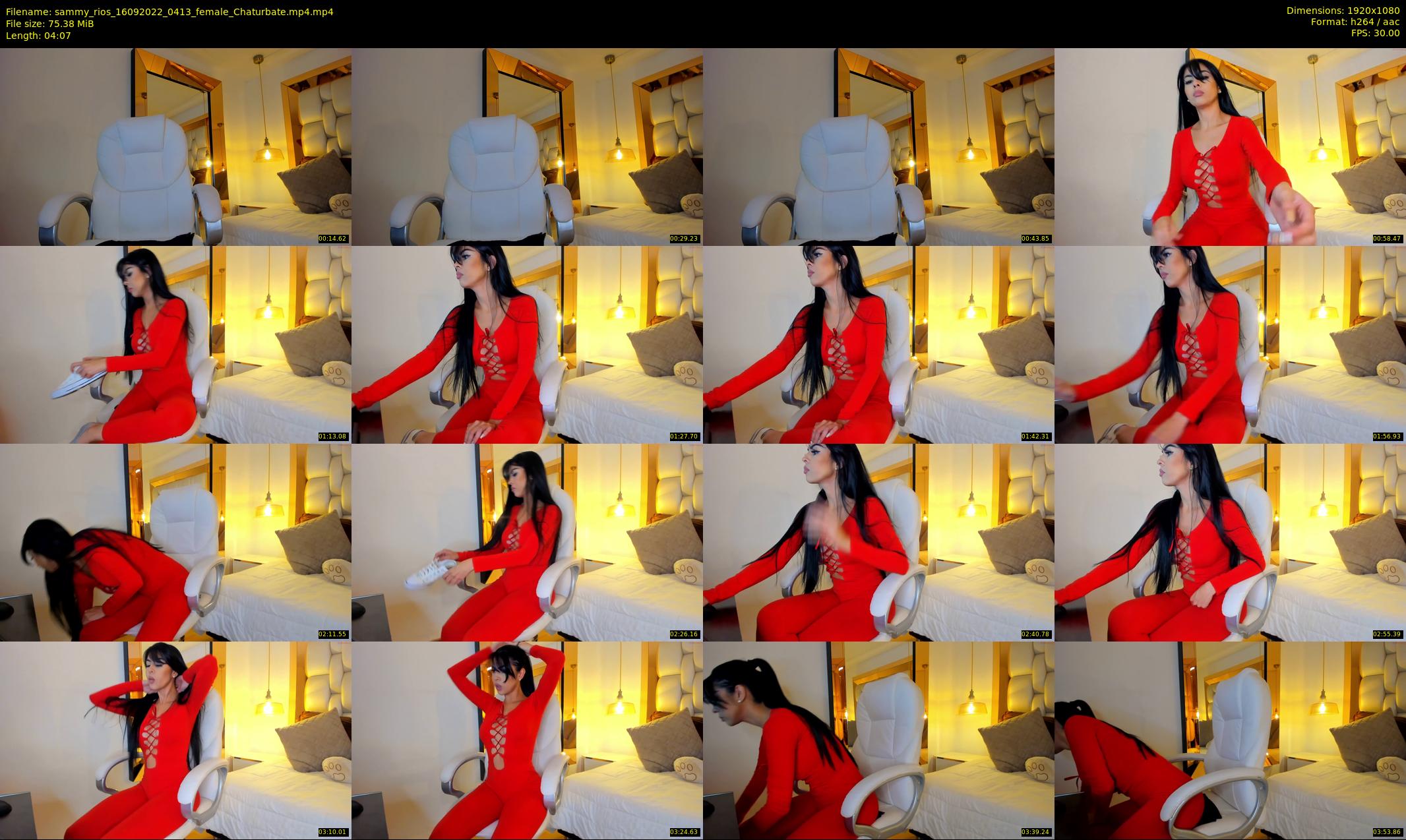 sammy_rios — 5 minute Chaturbate female cam show recording, 1080p, Sep 16, 2022
