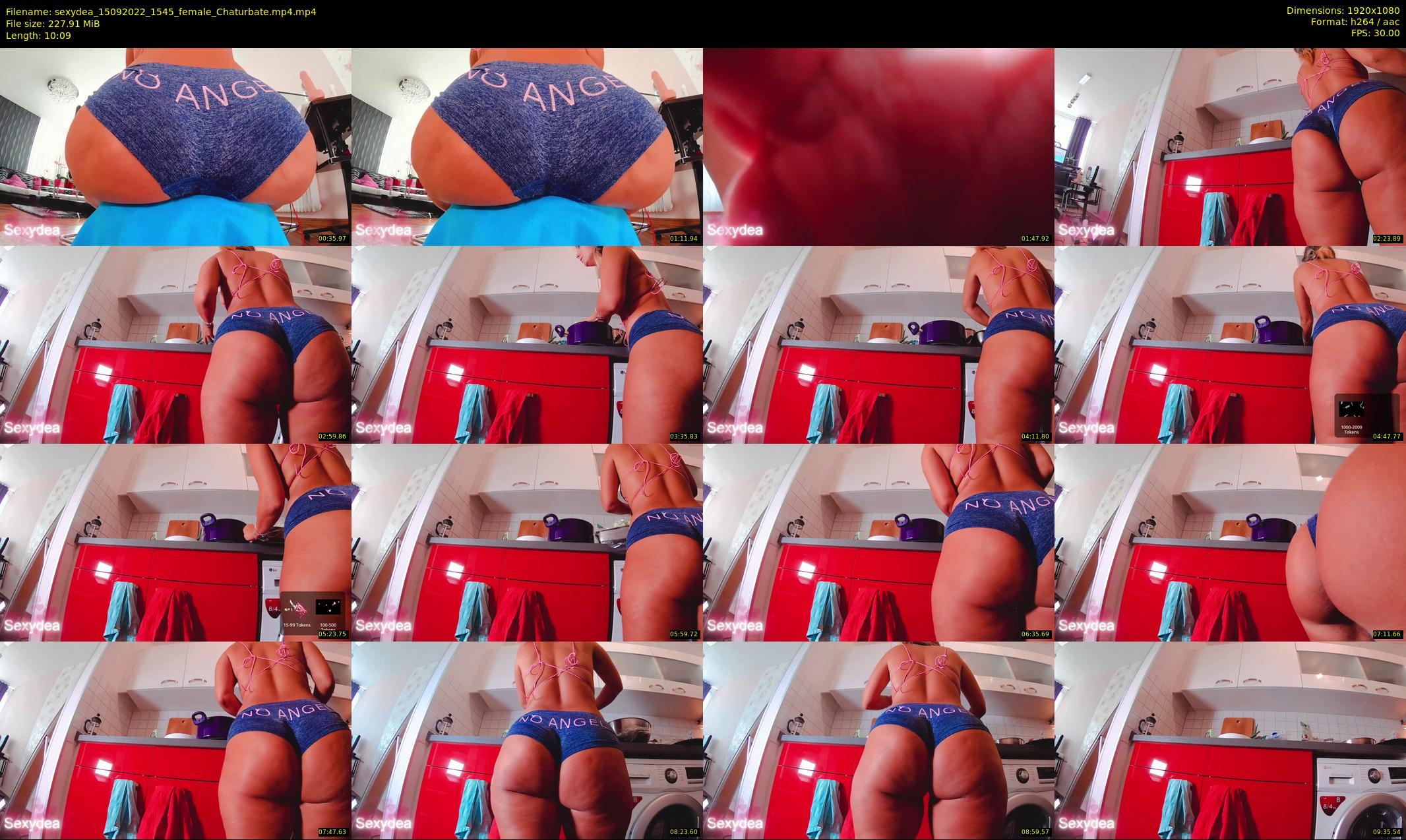 sexydea — 11 minute Chaturbate female cam show recording, 1080p, Sep 15, 2022