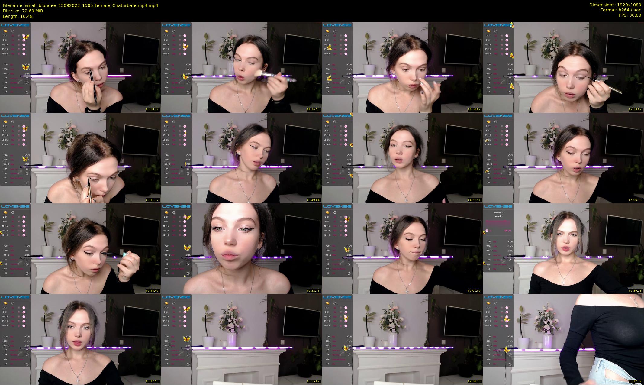small_blondee — 11 minute Chaturbate female cam show recording, 1080p, Sep 15, 2022