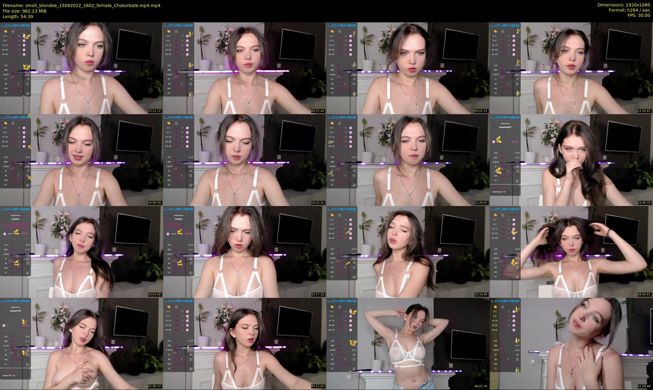 small_blondee — 55 minute Chaturbate female cam show recording, 1080p, Sep 15, 2022