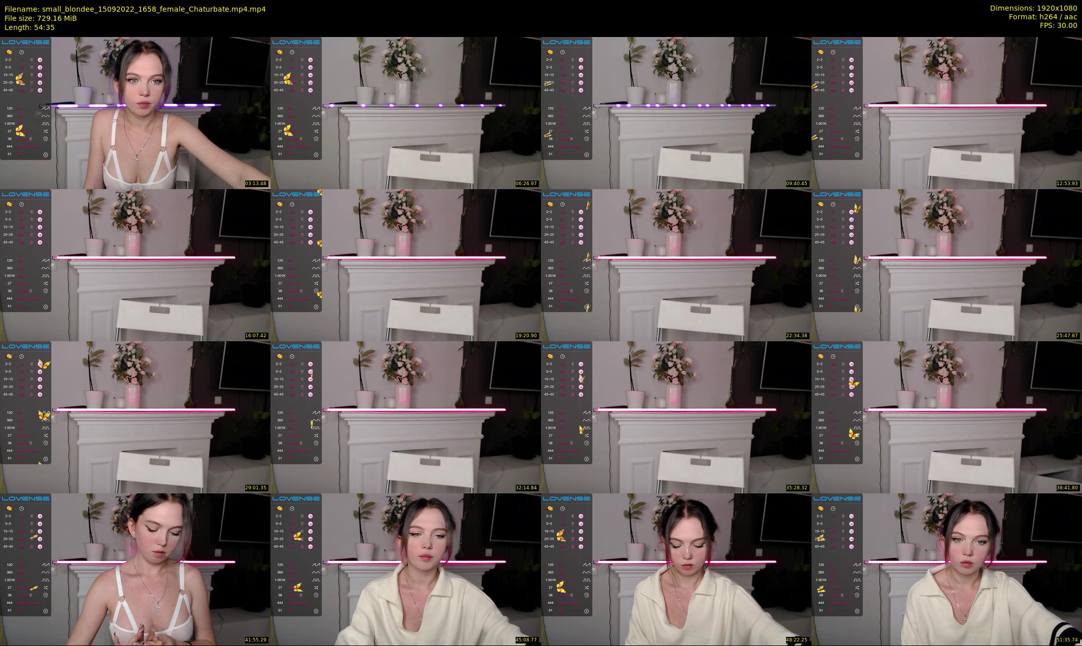 small_blondee — 55 minute Chaturbate female cam show recording, 1080p, Sep 15, 2022