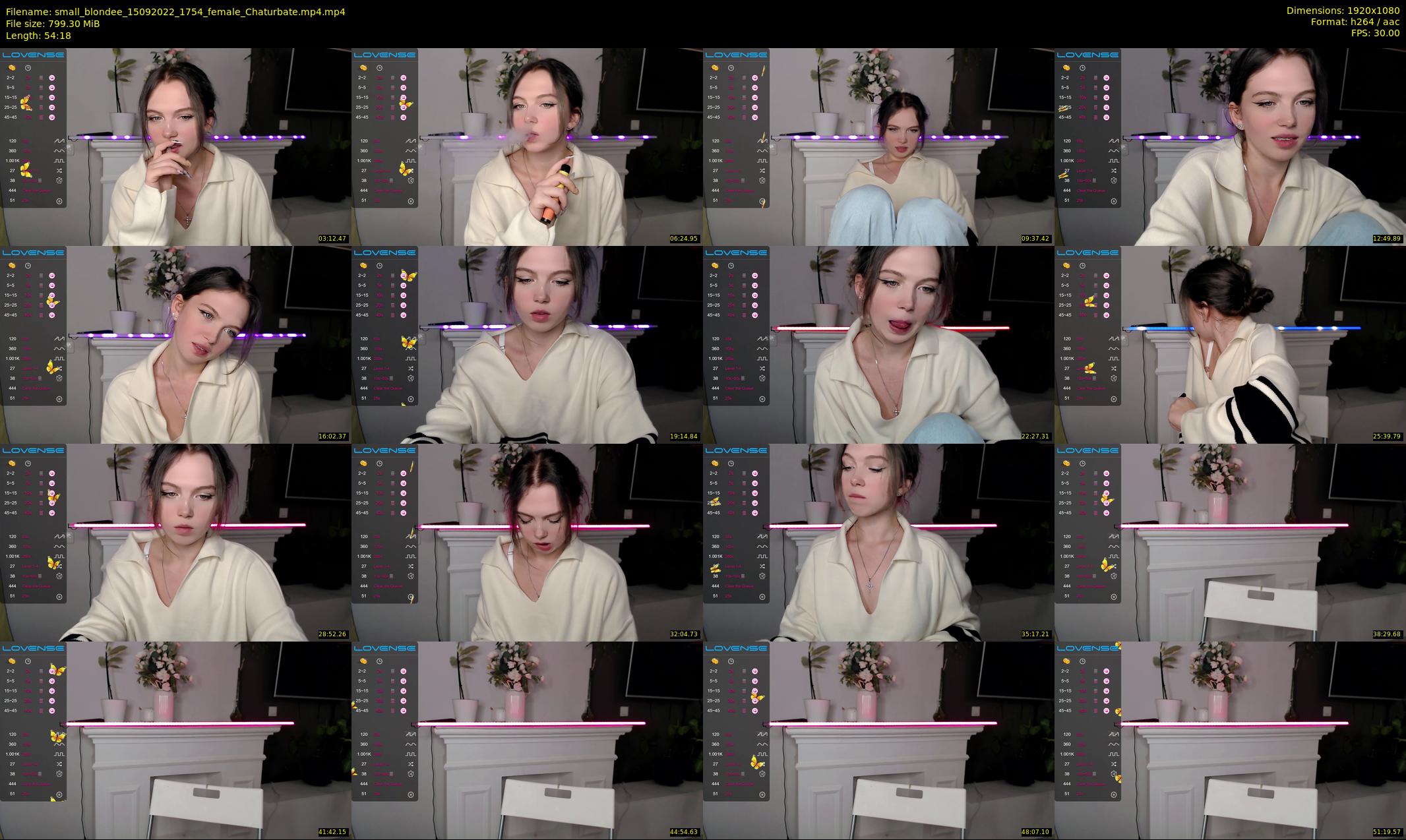 small_blondee — 55 minute Chaturbate female cam show recording, 1080p, Sep 15, 2022