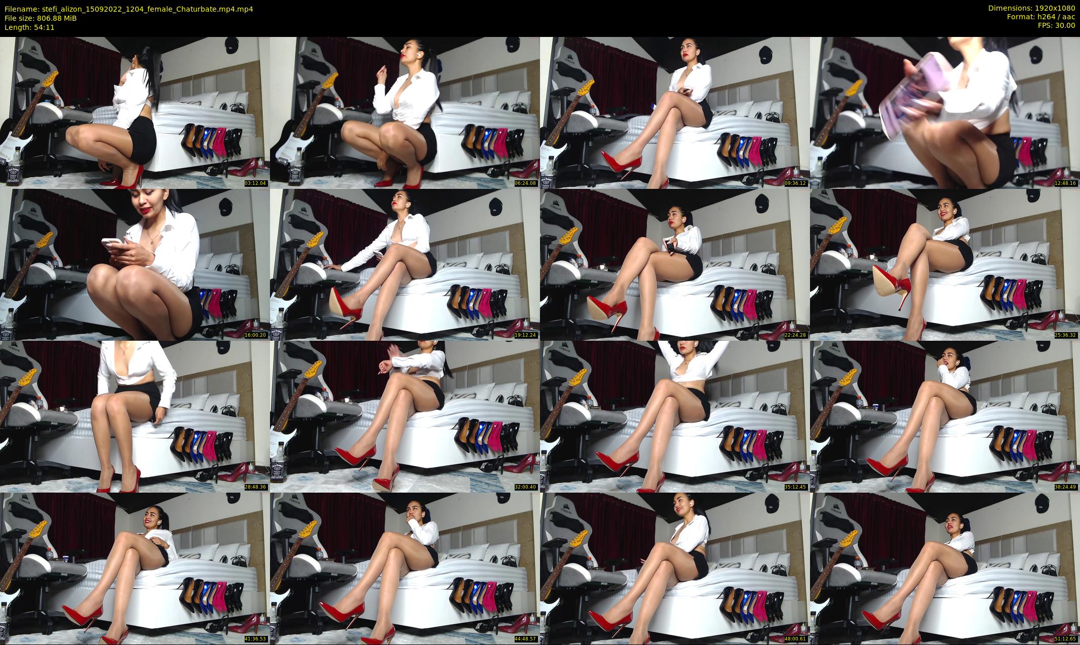stefi_alizon — 55 minute Chaturbate female cam show recording, 1080p, Sep 15, 2022
