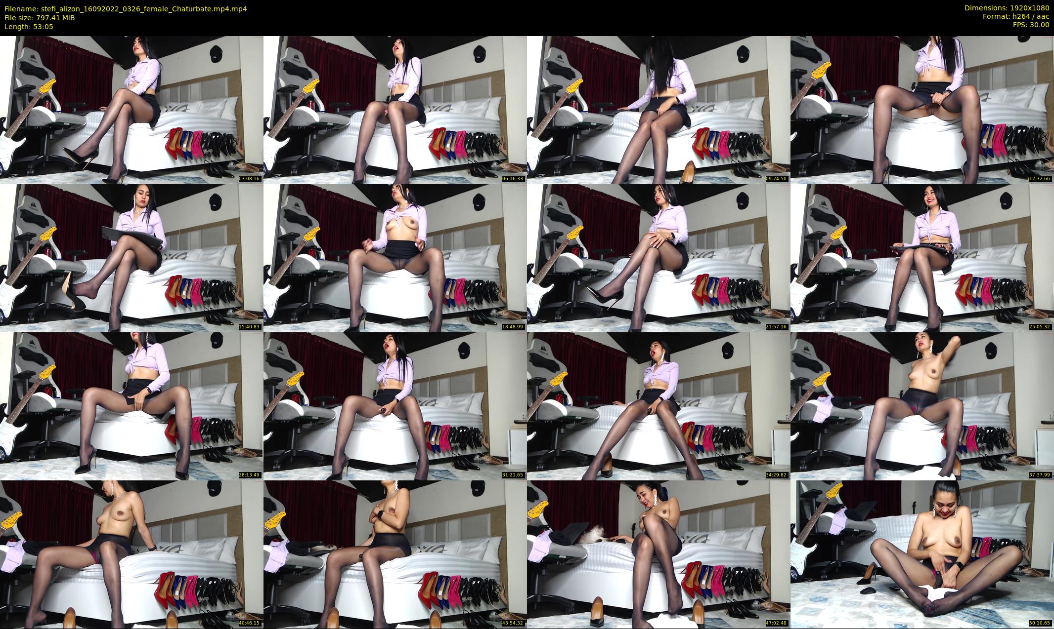 stefi_alizon — 54 minute Chaturbate female cam show recording, 1080p, Sep 16, 2022