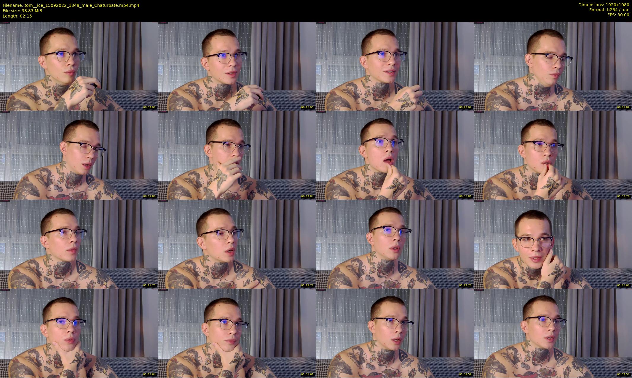 tom__ice — 3 minute Chaturbate male cam show recording, 1080p, Sep 15, 2022