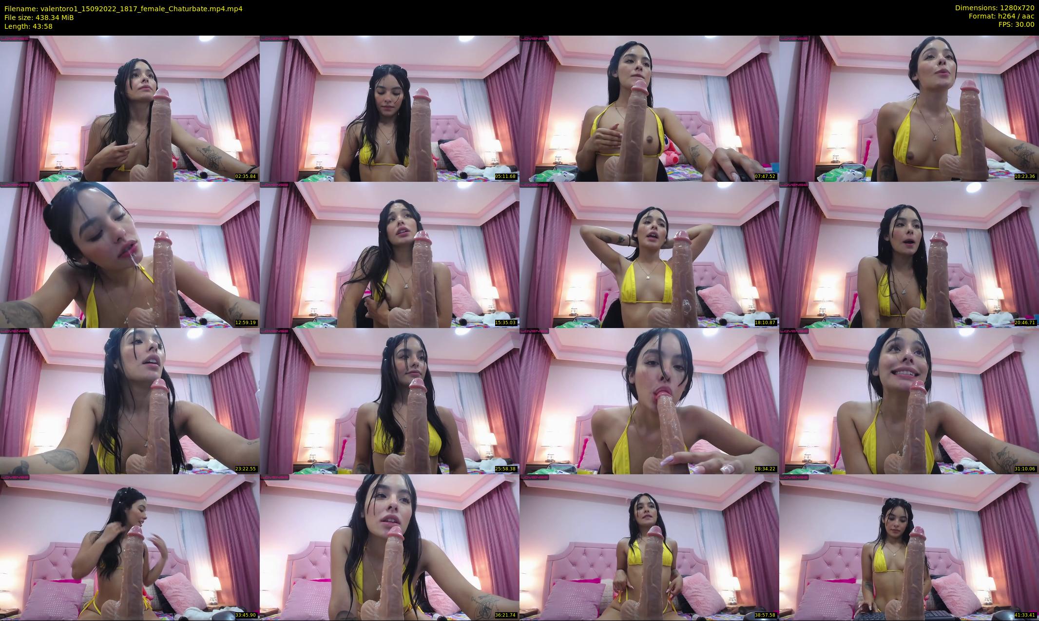 valentoro1 — 44 minute Chaturbate female cam show recording, 720p, Sep 15, 2022