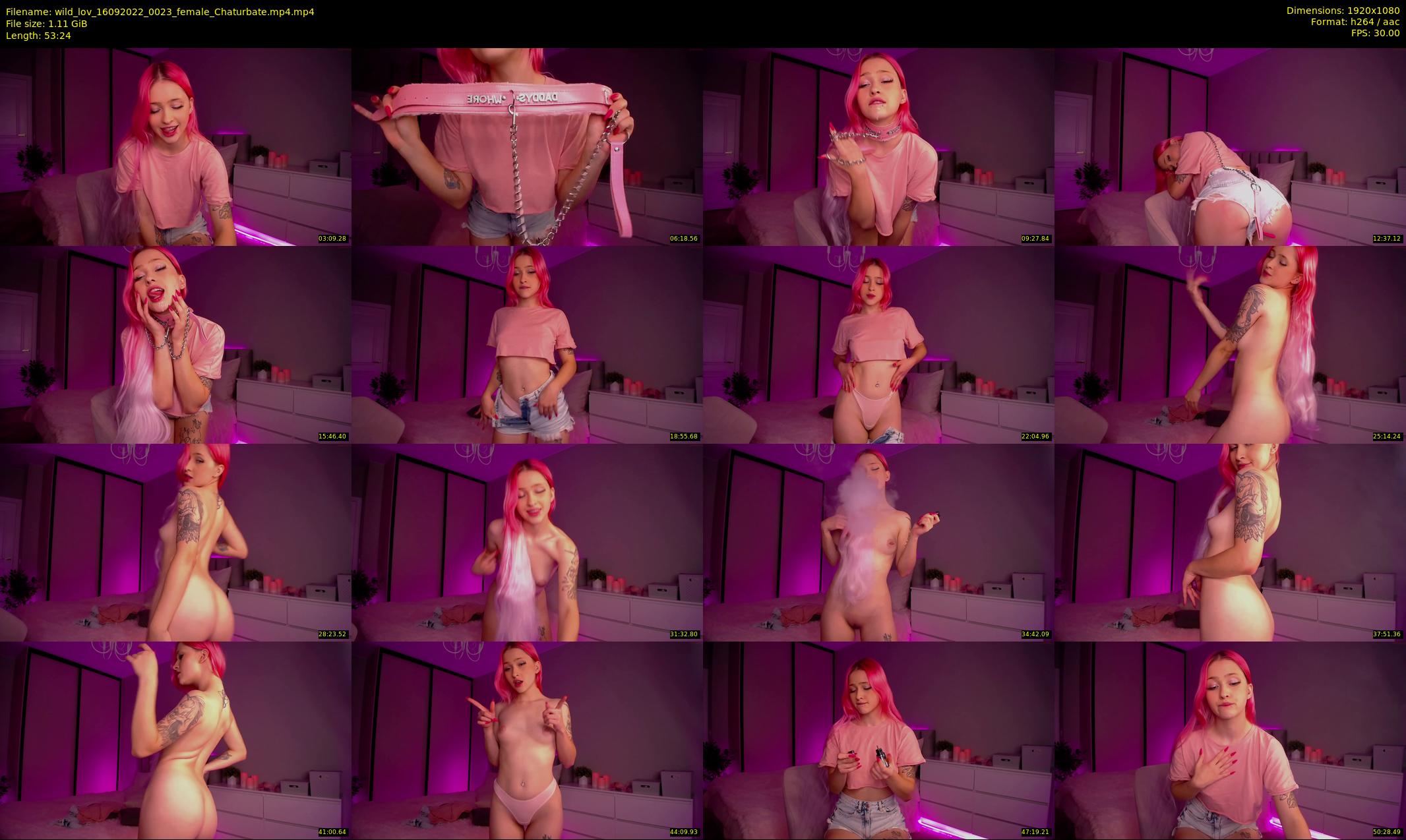 wild_lov — 54 minute Chaturbate female cam show recording, 1080p, Sep 16, 2022