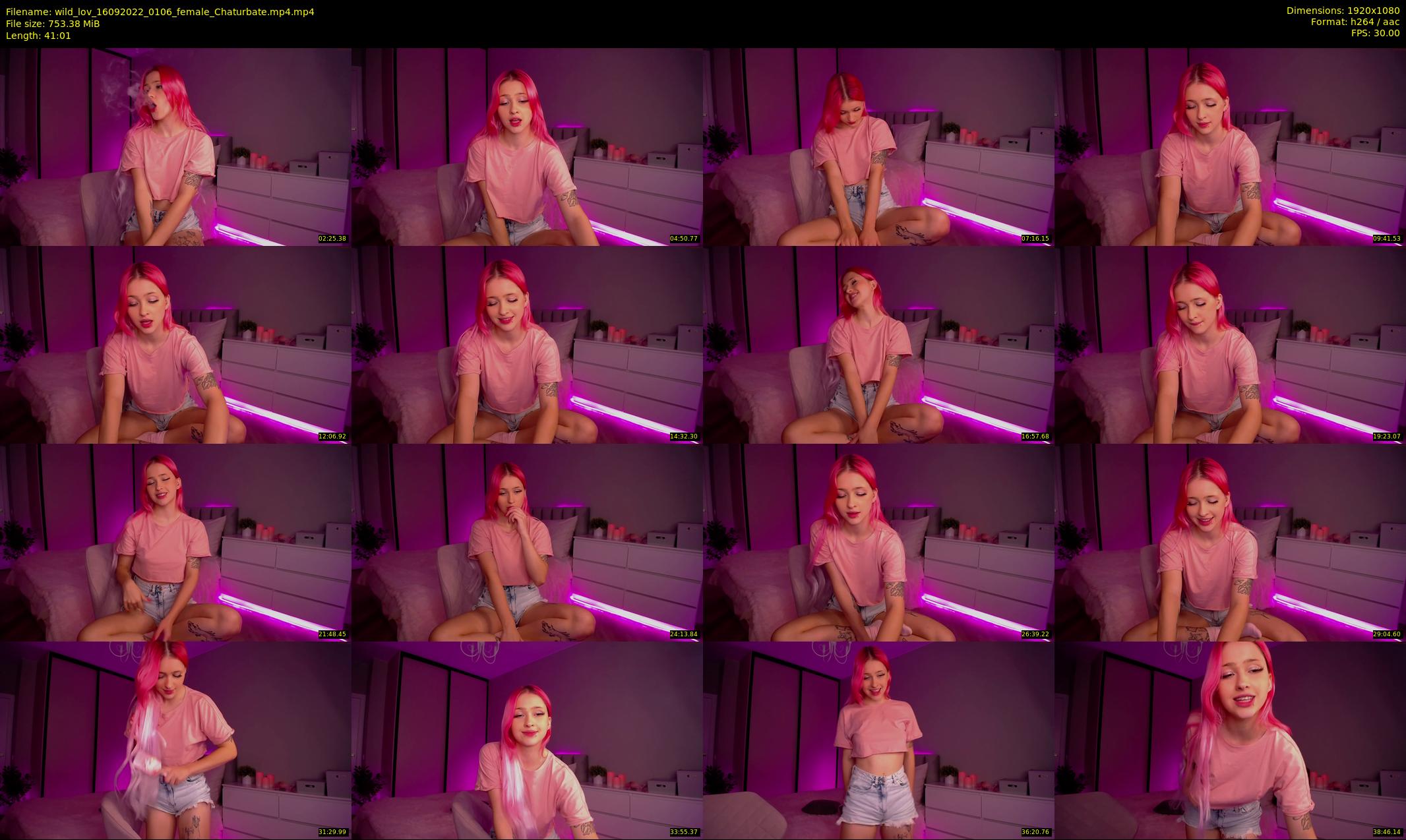 wild_lov — 42 minute Chaturbate female cam show recording, 1080p, Sep 16, 2022