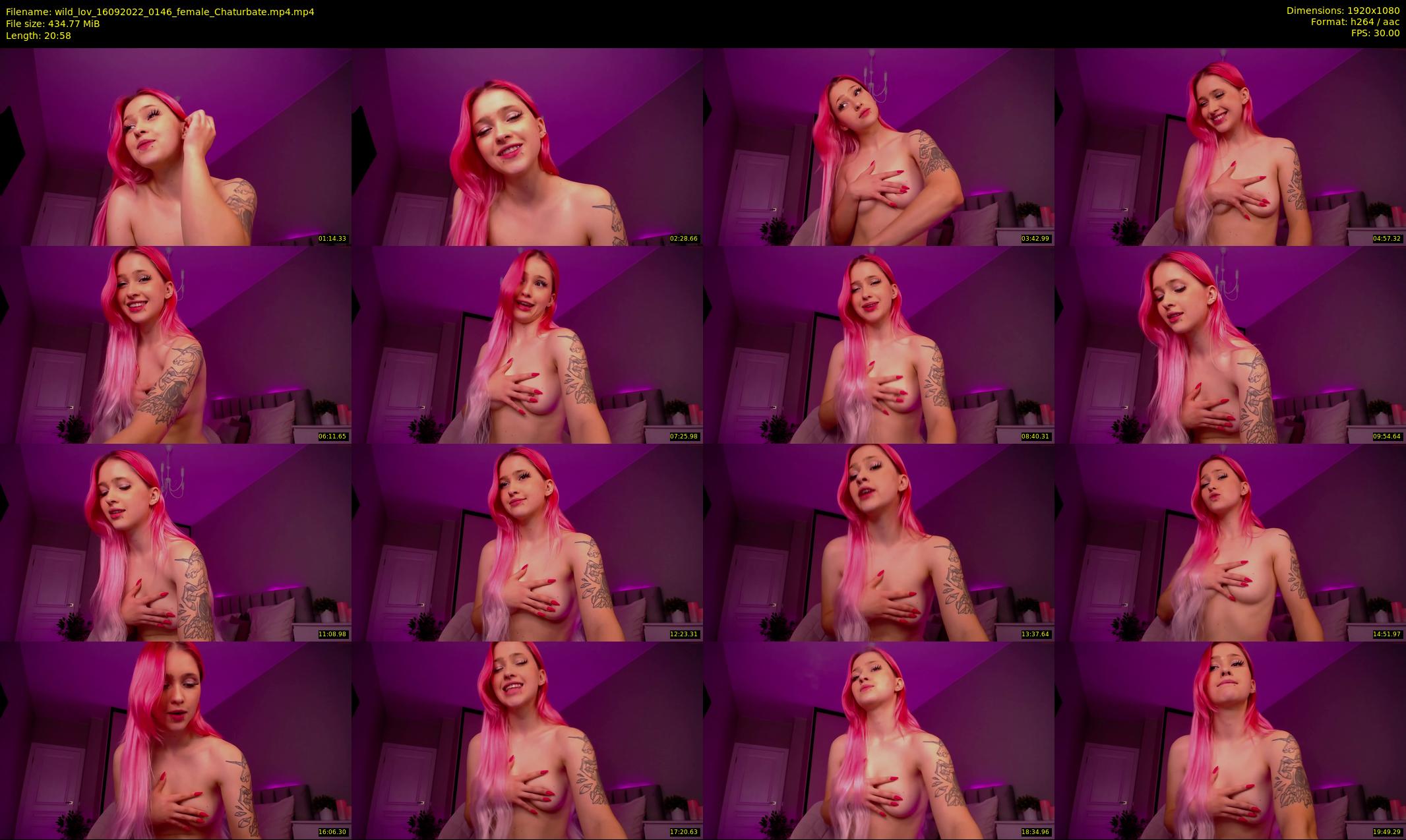 wild_lov — 21 minute Chaturbate female cam show recording, 1080p, Sep 16, 2022