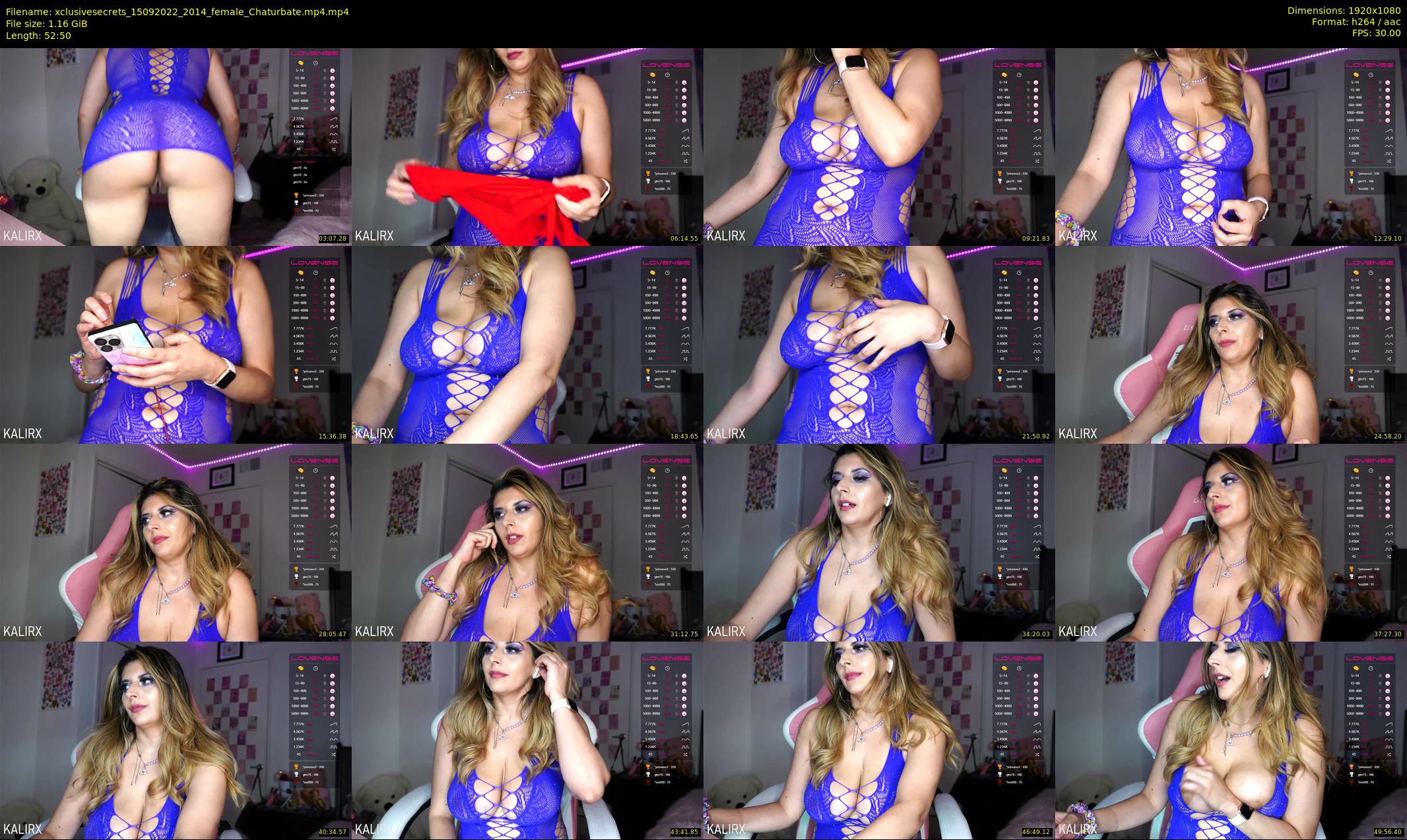 xclusivesecrets — 53 minute Chaturbate female cam show recording, 1080p, Sep 15, 2022