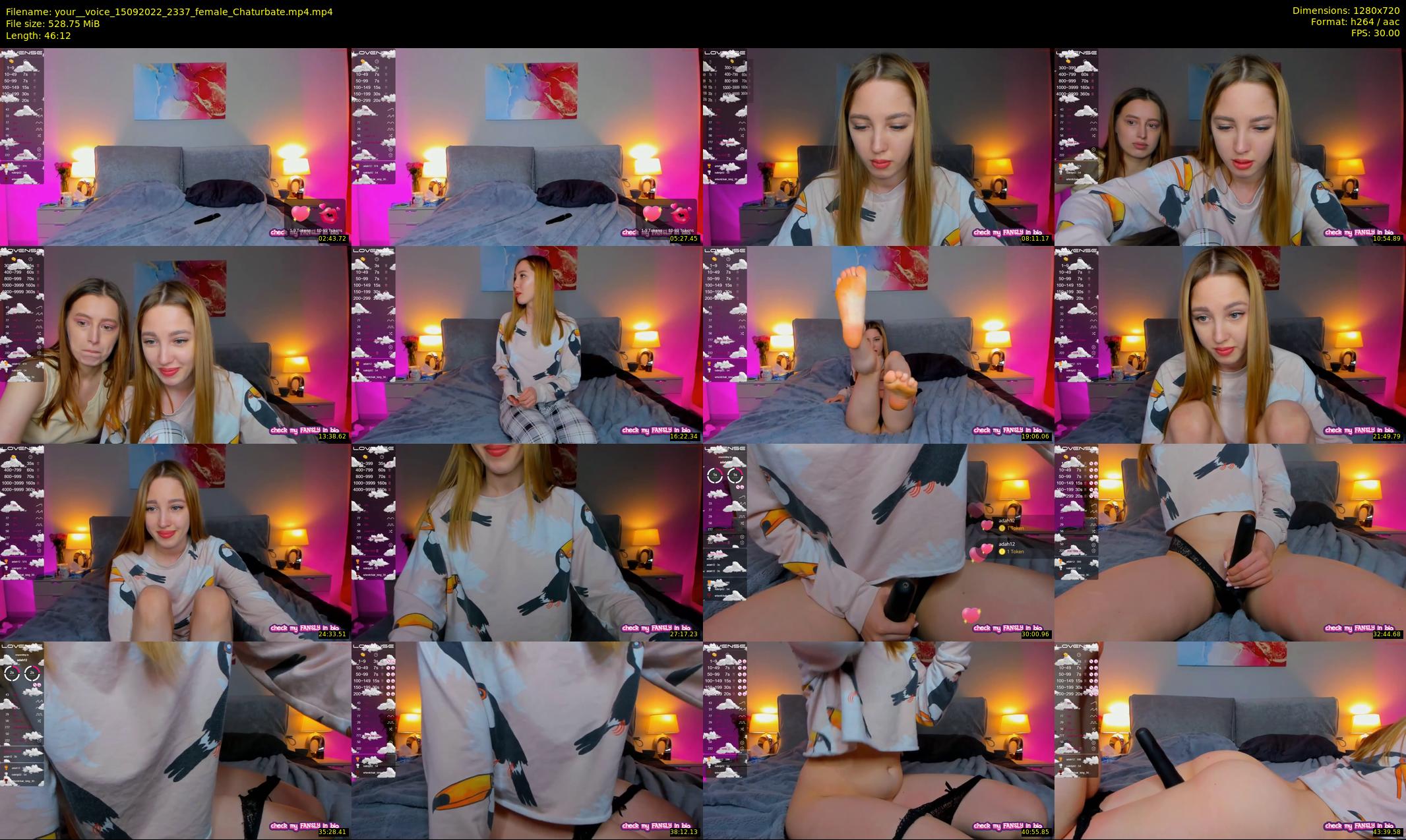 your__voice — 47 minute Chaturbate female cam show recording, 720p, Sep 15, 2022