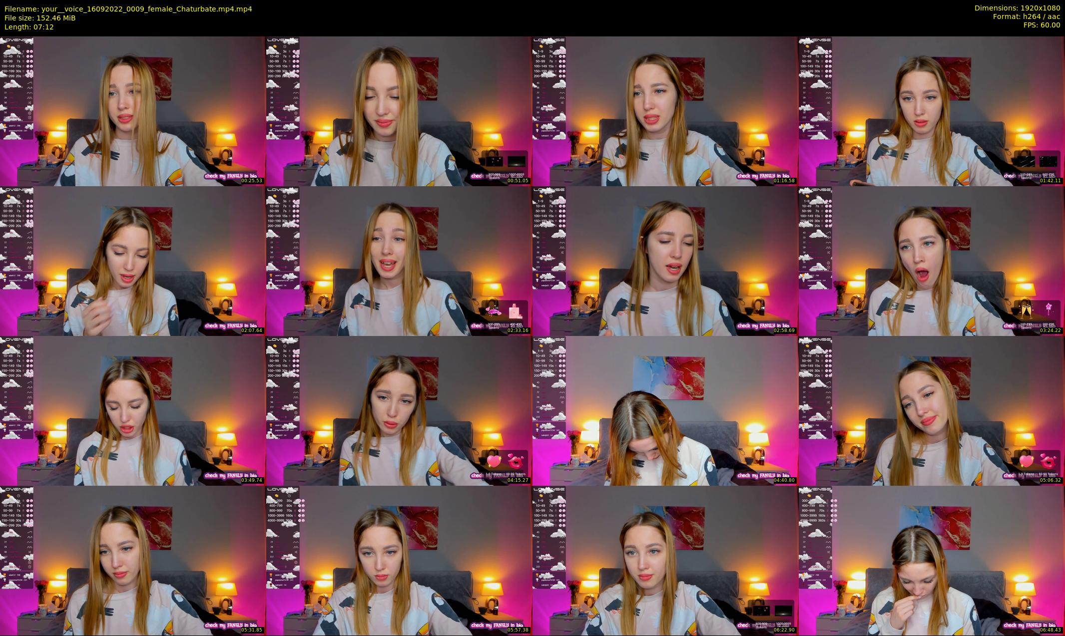 your__voice — 8 minute Chaturbate female cam show recording, 1080p, Sep 16, 2022