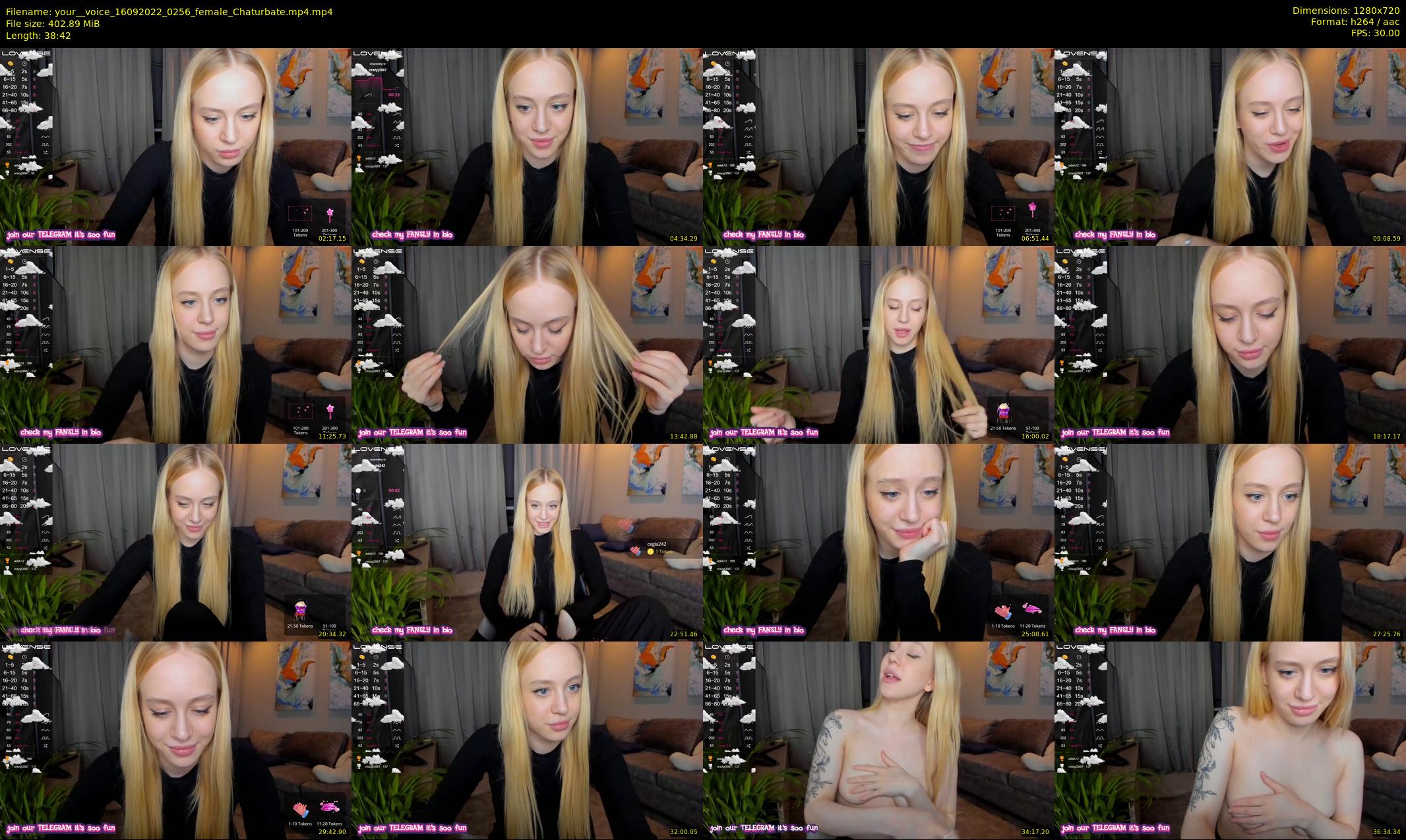 your__voice — 39 minute Chaturbate female cam show recording, 720p, Sep 16, 2022
